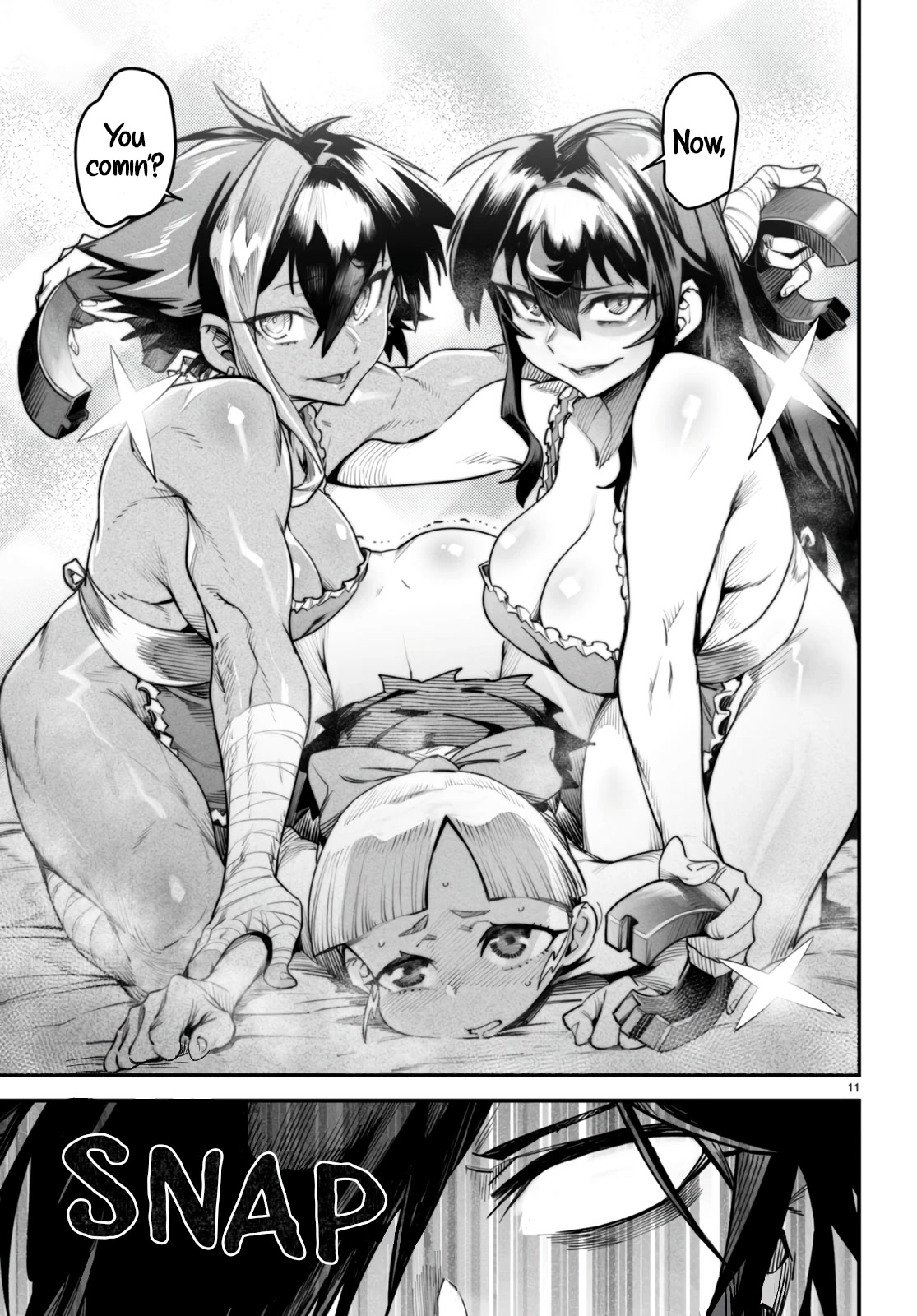 Reincarnation Colosseum - Using the Weakest Skills in Order to Defeat the Strongest Women and Create a Slave Harem Chapter 9 page 12 - Chapter 9: Exchanging Lustrous Looks Between a Beautiful Girl and a Beautiful Woman