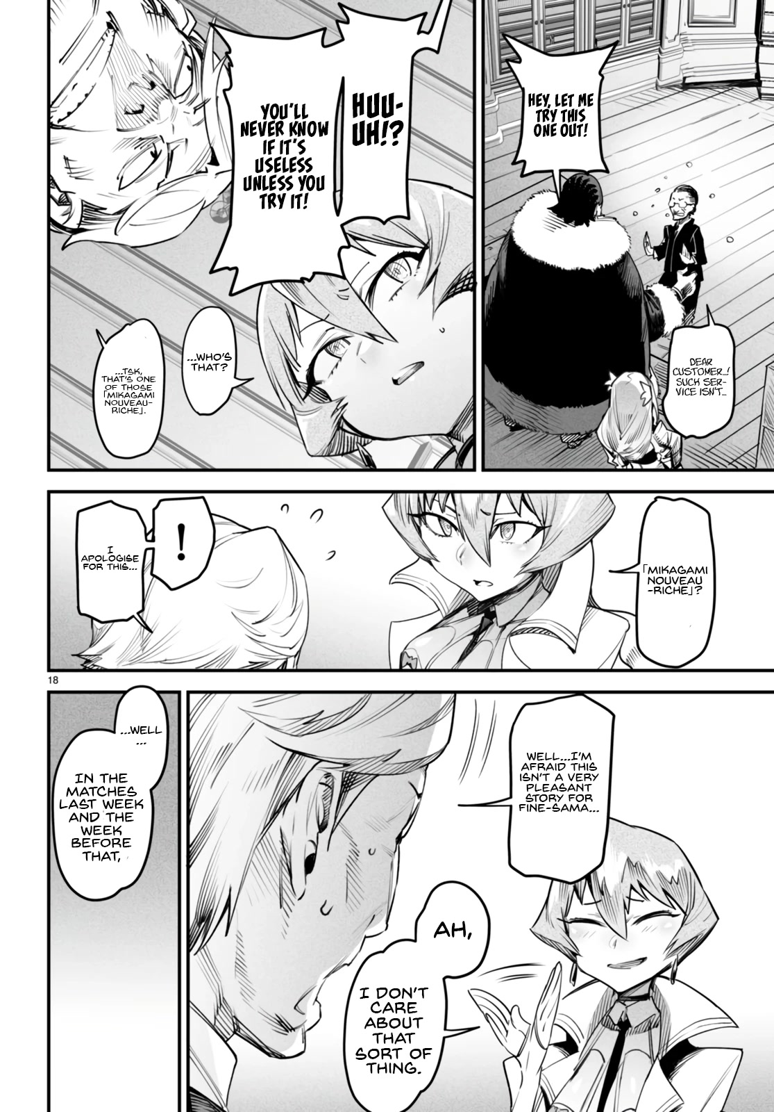 Reincarnation Colosseum - Using the Weakest Skills in Order to Defeat the Strongest Women and Create a Slave Harem Chapter 9 page 19 - Chapter 9: Exchanging Lustrous Looks Between a Beautiful Girl and a Beautiful Woman