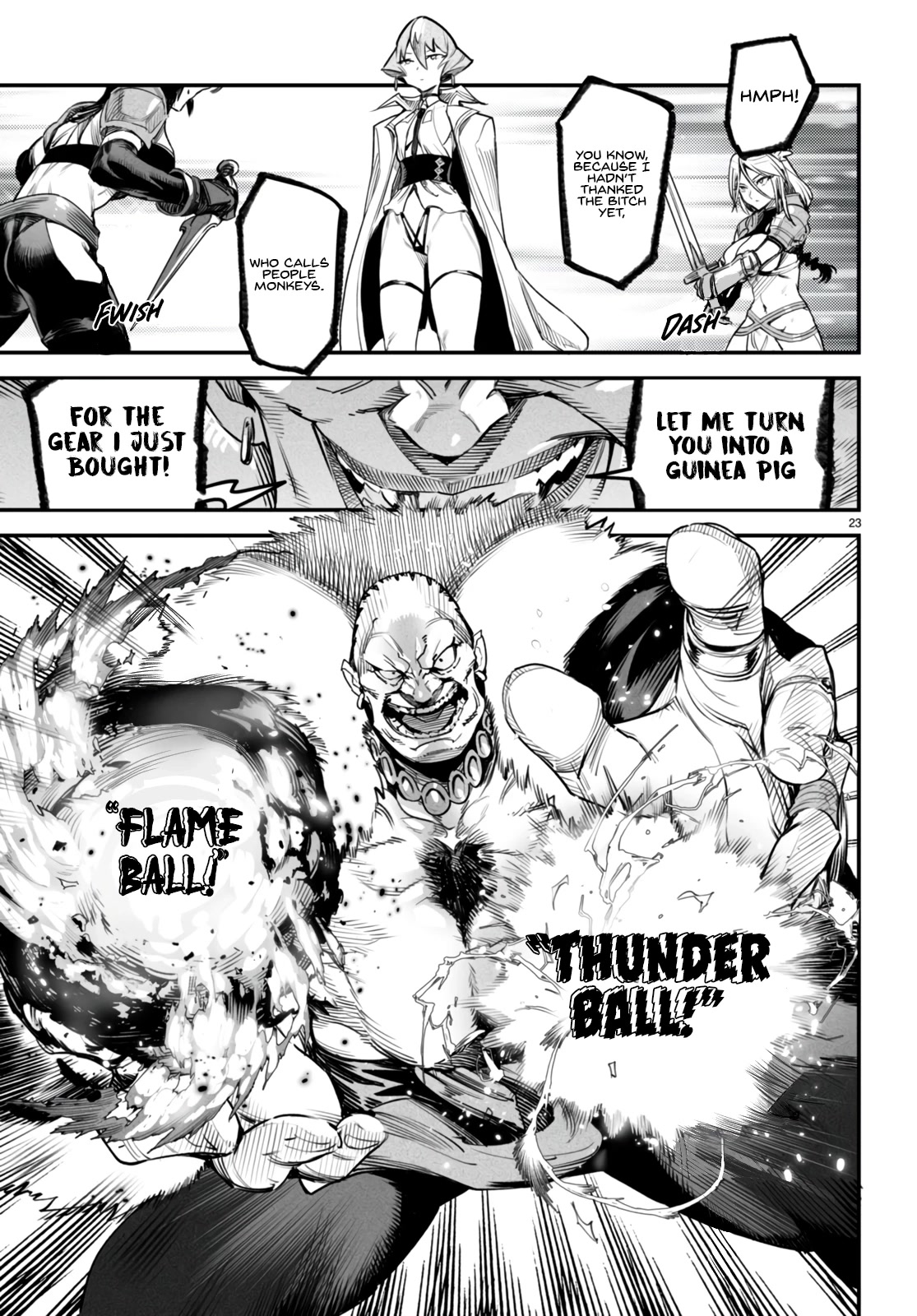 Reincarnation Colosseum - Using the Weakest Skills in Order to Defeat the Strongest Women and Create a Slave Harem Chapter 9 page 24 - Chapter 9: Exchanging Lustrous Looks Between a Beautiful Girl and a Beautiful Woman