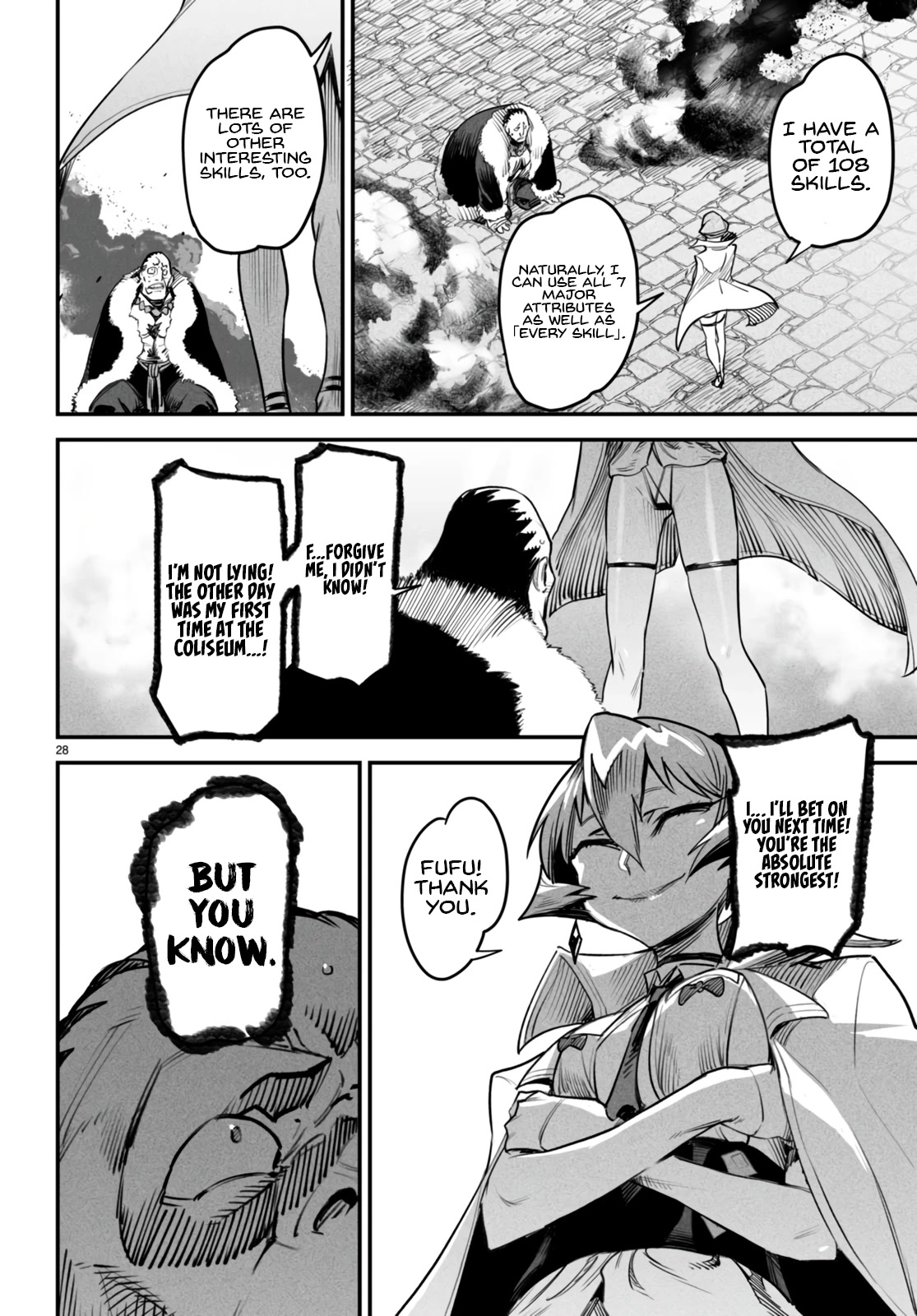 Reincarnation Colosseum - Using the Weakest Skills in Order to Defeat the Strongest Women and Create a Slave Harem Chapter 9 page 29 - Chapter 9: Exchanging Lustrous Looks Between a Beautiful Girl and a Beautiful Woman