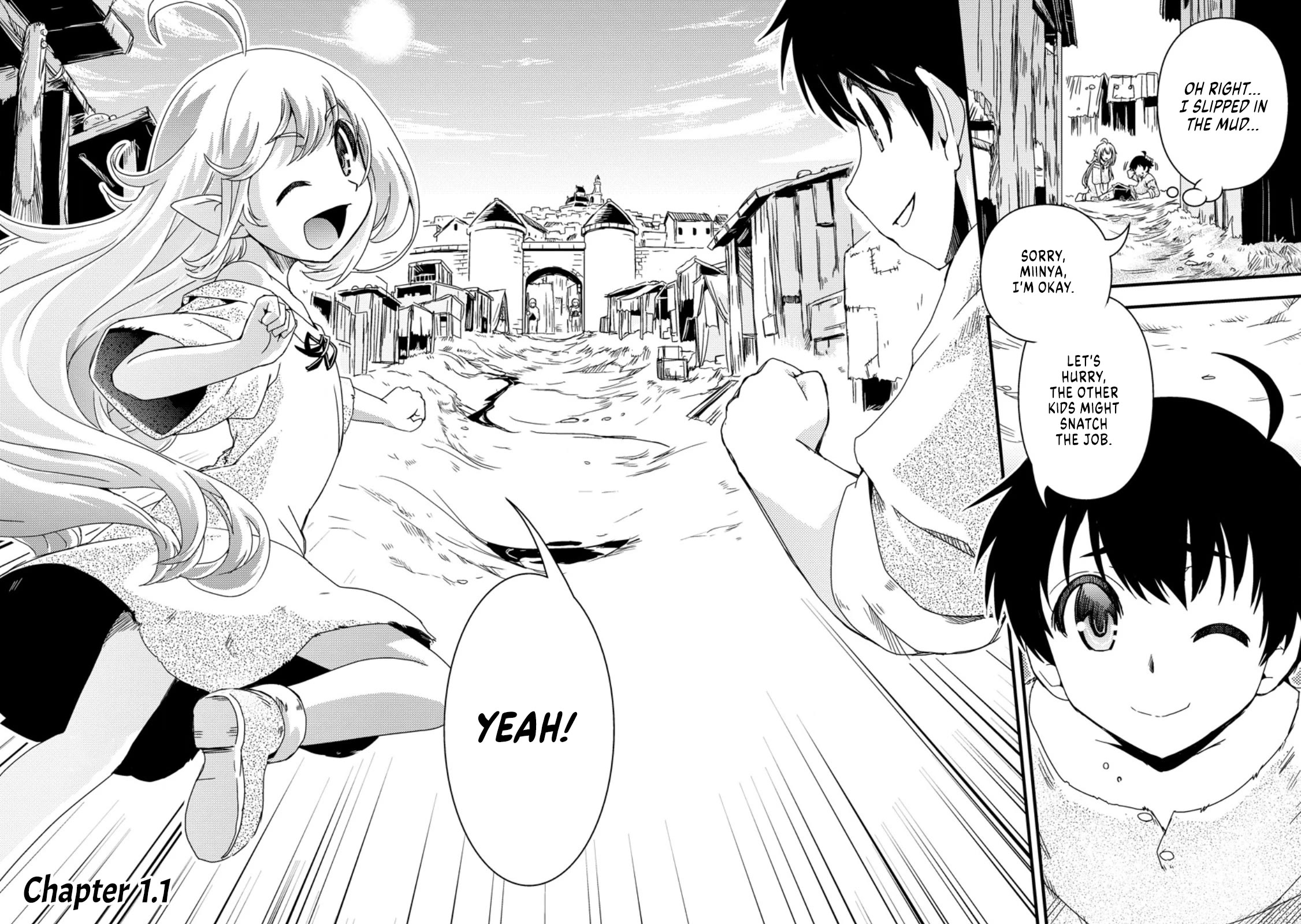 Reincarnation in Another World, Rising from the Slums ~ Gathering and Hunting for Meals to Enjoy a Slow Life~ Chapter 1 page 2 - Chapter 1