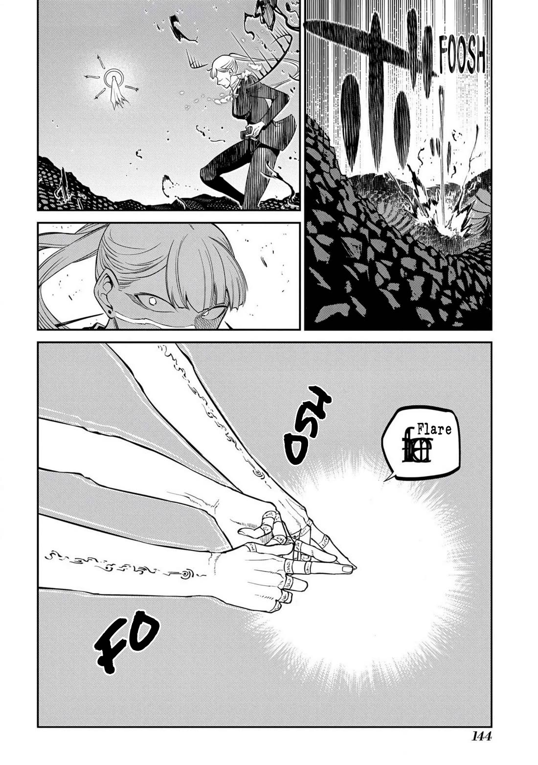 Reincarnation no Kaben Chapter 100 page 14 - Chapter 100: Cleansing the skies