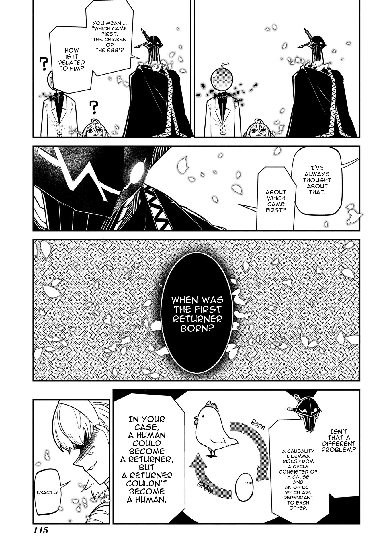 Reincarnation no Kaben Chapter 40 page 12 - Chapter 40: Faceless Man