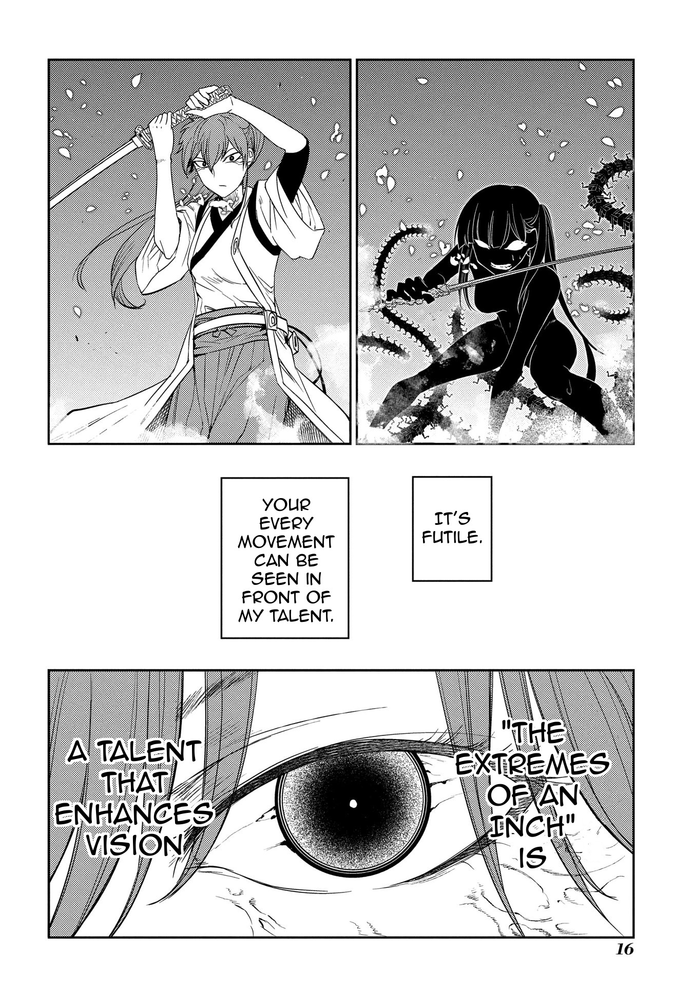 Reincarnation no Kaben Chapter 43 page 16 - Chapter 43: The Extremes of An Inch