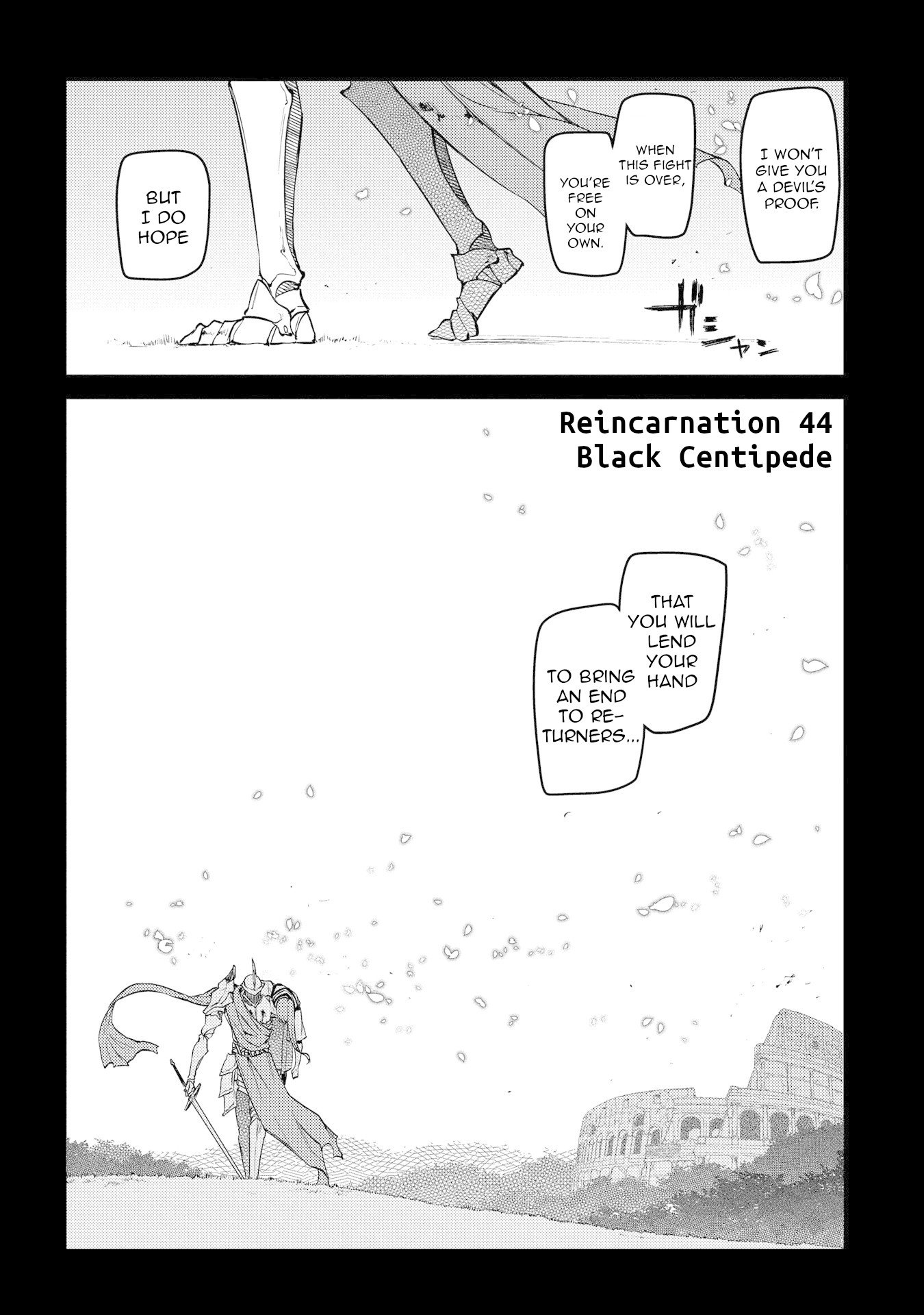 Reincarnation no Kaben Chapter 44 page 3 - Chapter 44: Black Centipede