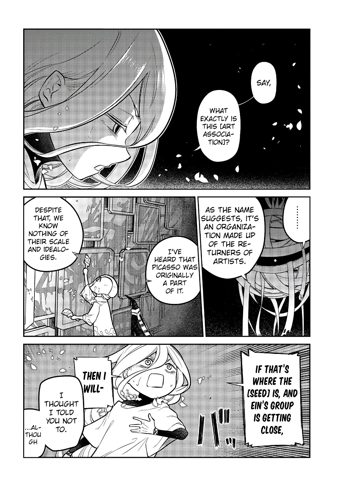 Reincarnation no Kaben Chapter 58 page 5 - Chapter 58: Art Association