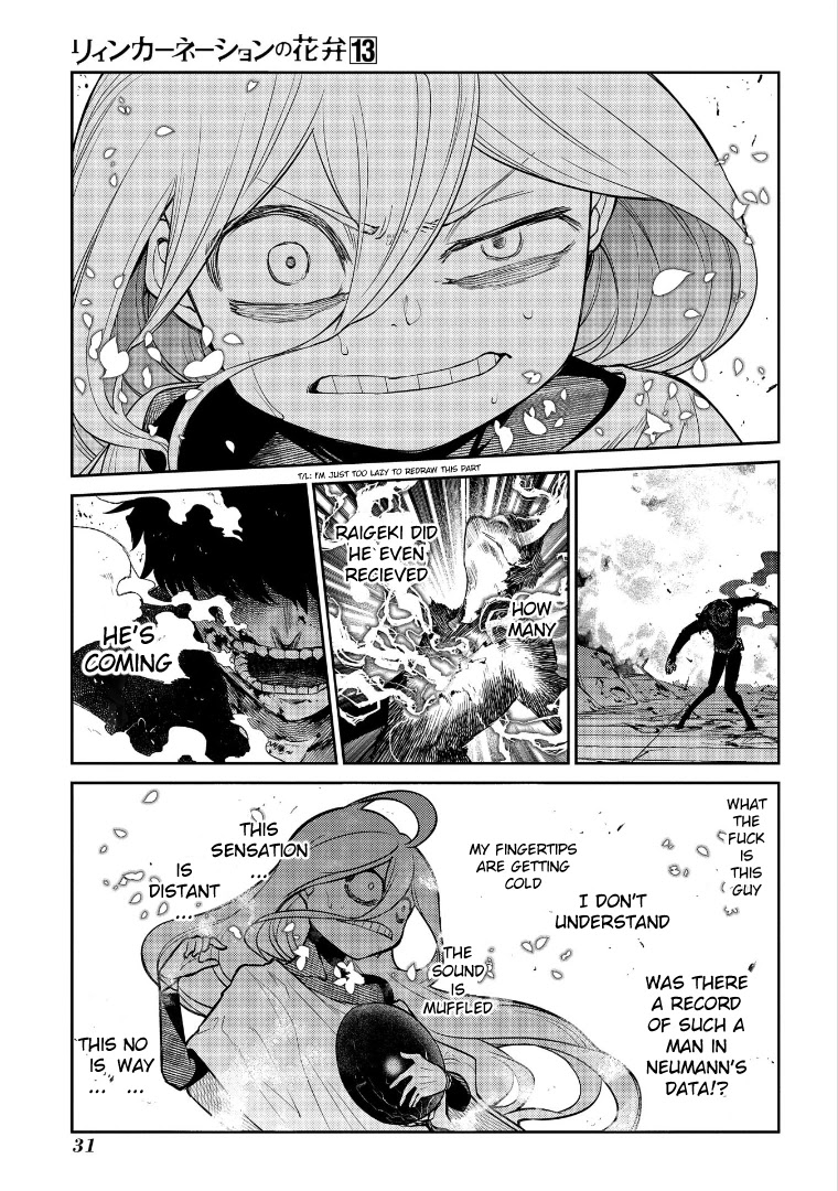 Reincarnation no Kaben Chapter 64 page 33 - Chapter 64: Tooth of a cornered rat