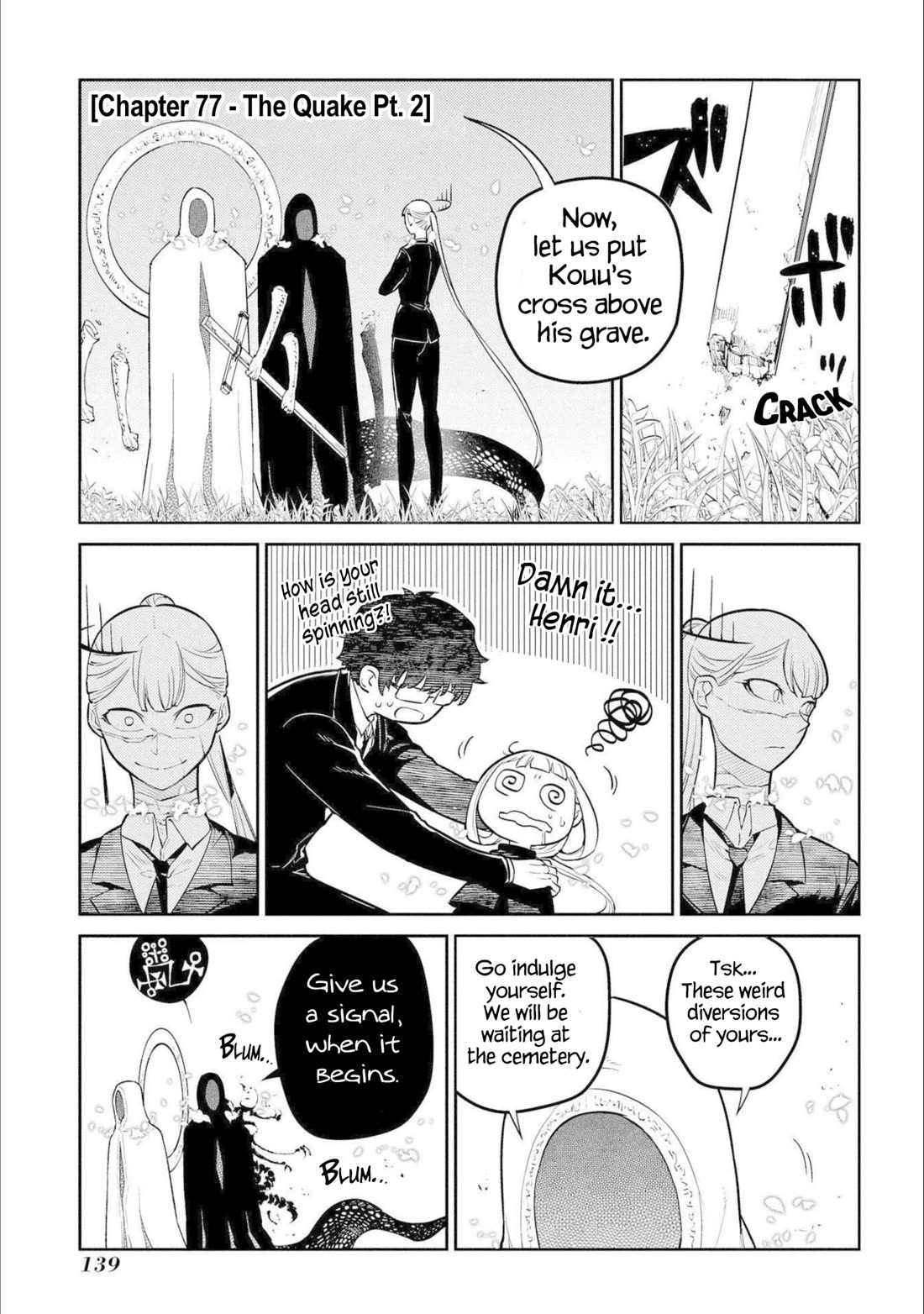 Reincarnation no Kaben Chapter 77 page 1 - Chapter 77: Quake - Part 2