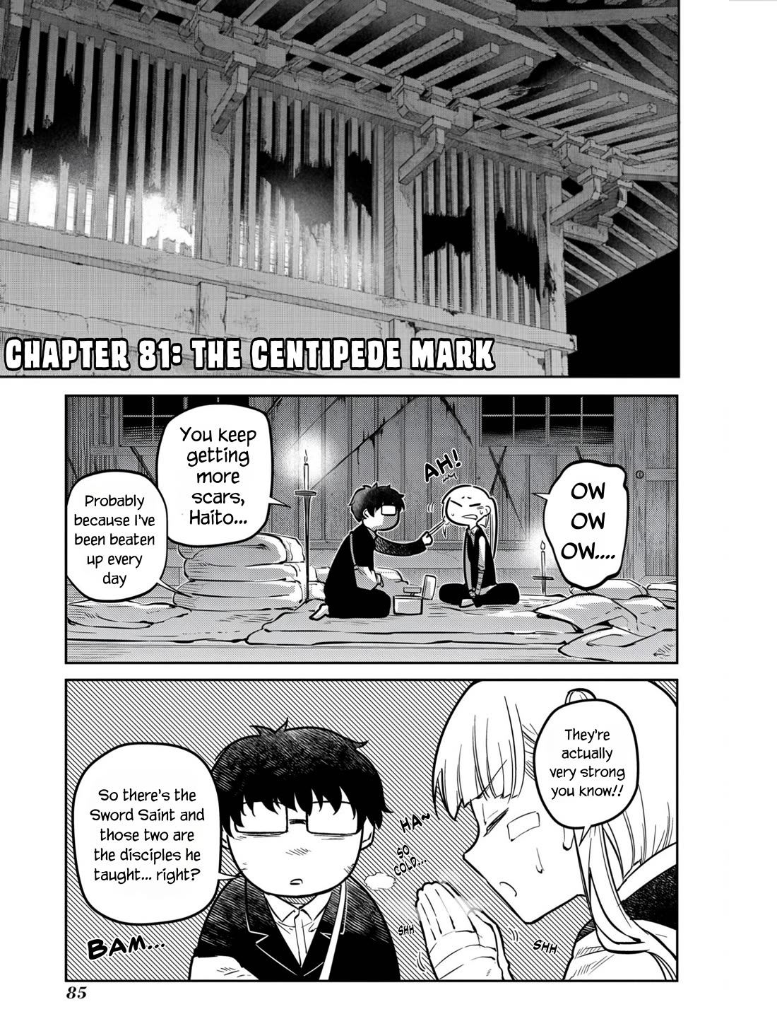 Reincarnation no Kaben Chapter 81 page 1 - Chapter 81: The centipede mark