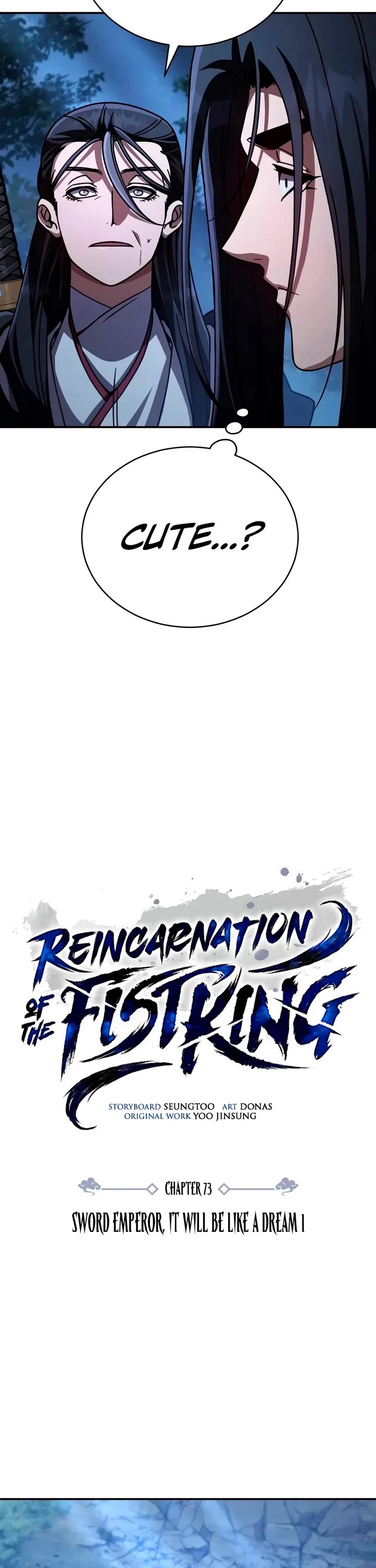 Reincarnation of the Fist King Chapter 73 page 14 - Chapter 73: Sword Emperor, It Will Be Like A Dream 1