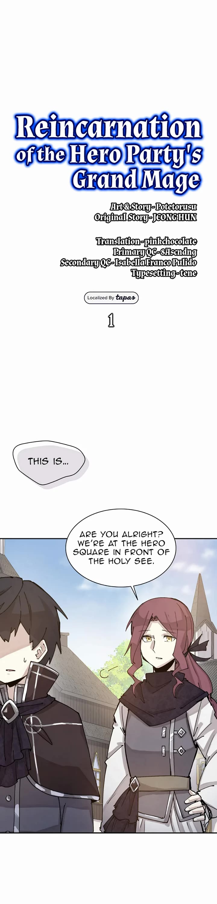 Reincarnation of the Hero Party's Archmage Chapter 1 page 1 - Chapter 1