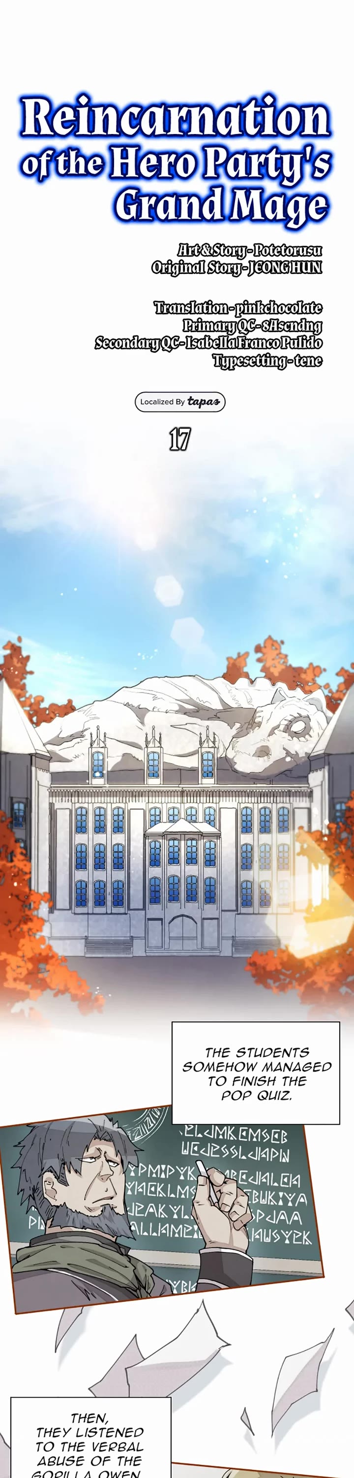 Reincarnation of the Hero Party's Archmage Chapter 17 page 1 - Chapter 17