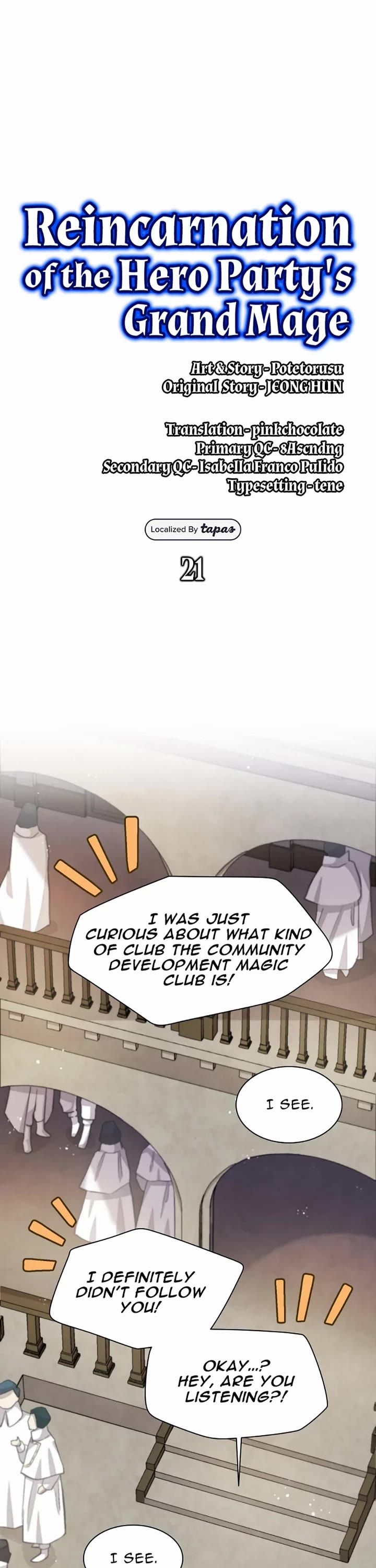 Reincarnation of the Hero Party's Archmage Chapter 21 page 1 - Chapter 21
