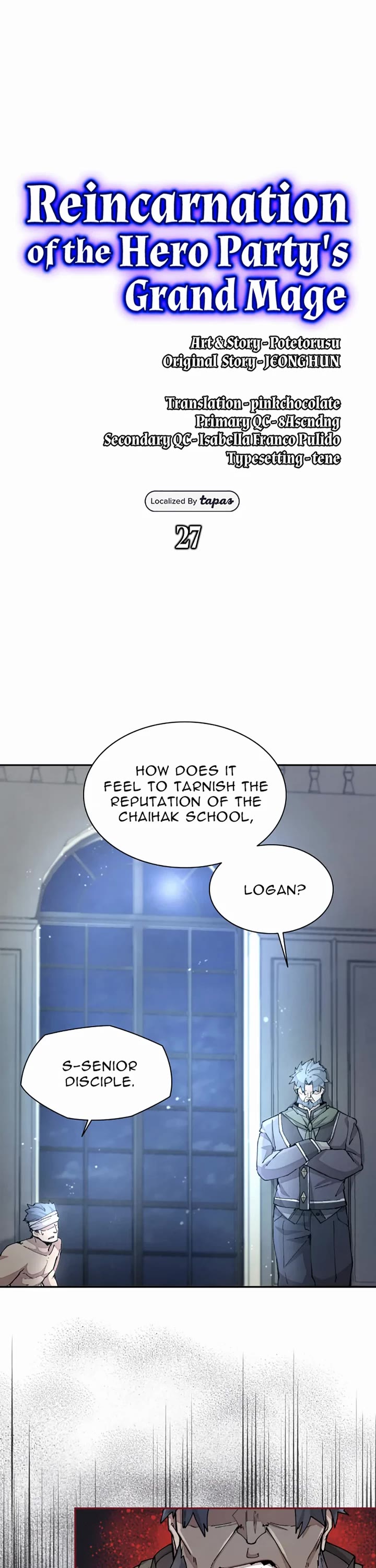 Reincarnation of the Hero Party's Archmage Chapter 27 page 1 - Chapter 27