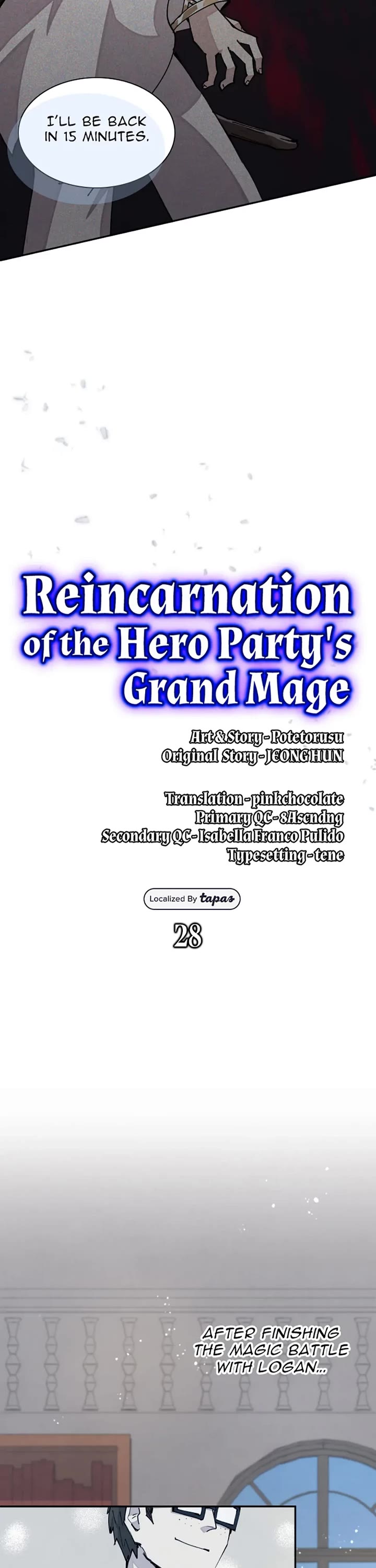Reincarnation of the Hero Party's Archmage Chapter 28 page 16 - Chapter 28