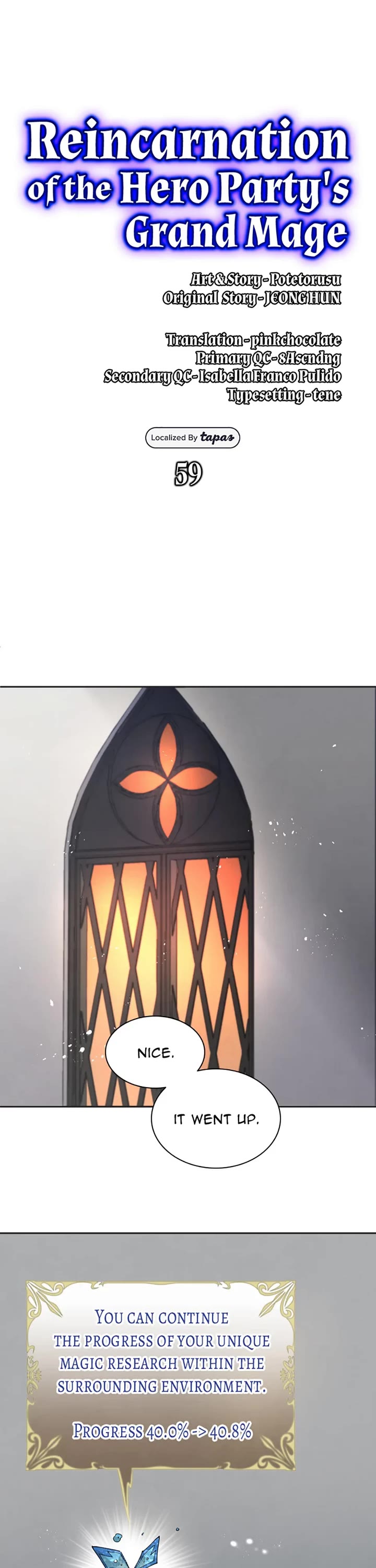 Reincarnation of the Hero Party's Archmage Chapter 59 page 1 - Chapter 59