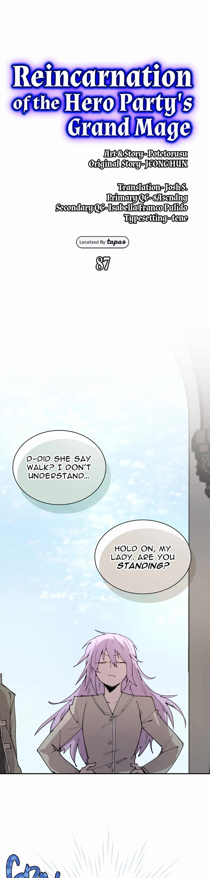 Reincarnation of the Hero Party's Archmage Chapter 87 page 1 - Chapter 87: The Light of Magic