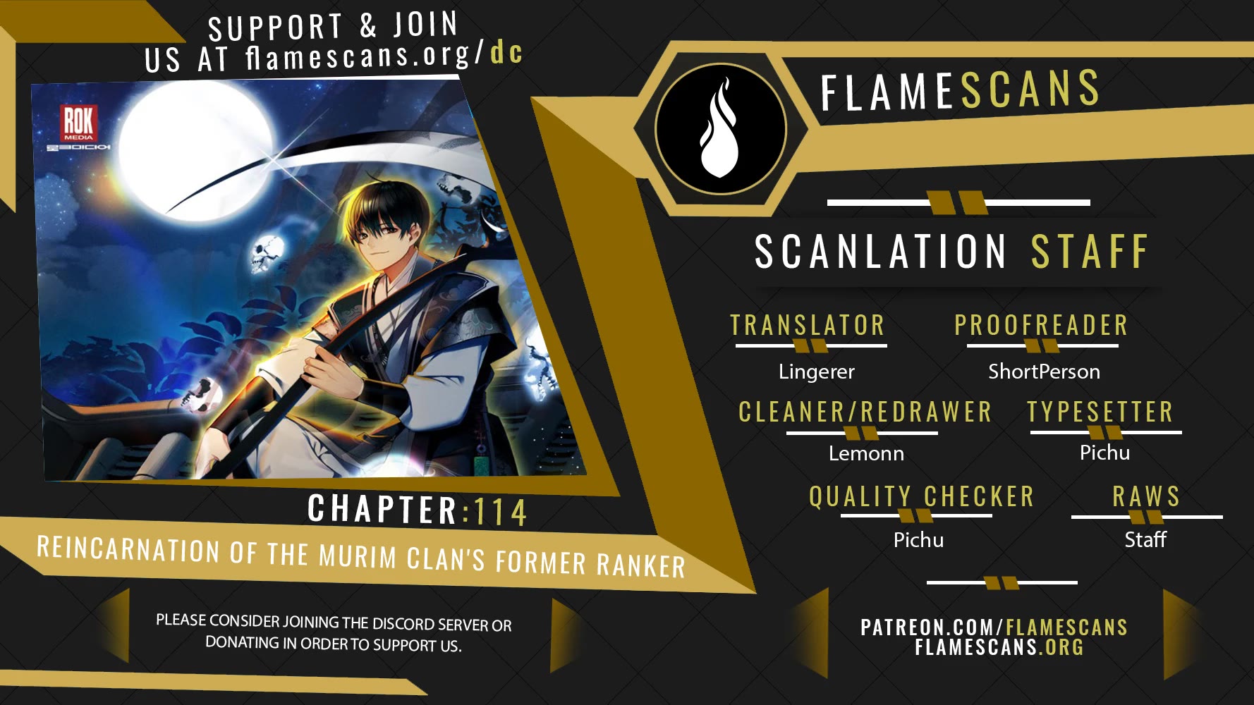 Reincarnation of the Murim Clan's Former Ranker Chapter 114 page 1 - Chapter 114