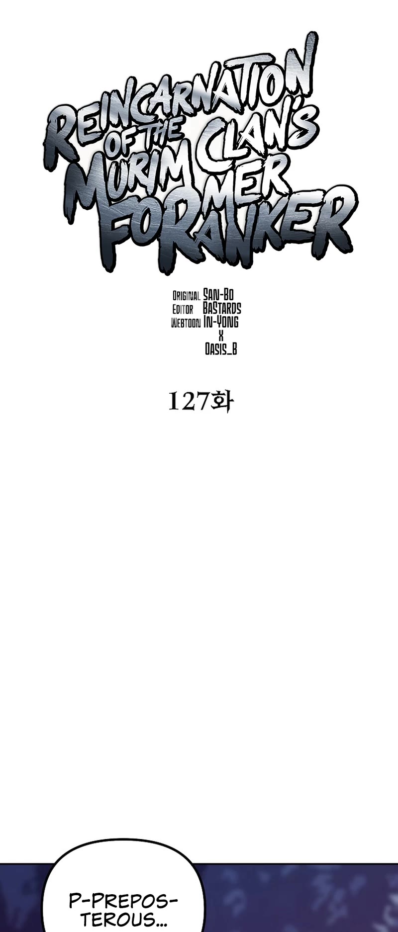 Reincarnation of the Murim Clan's Former Ranker Chapter 127 page 4 - Chapter 127