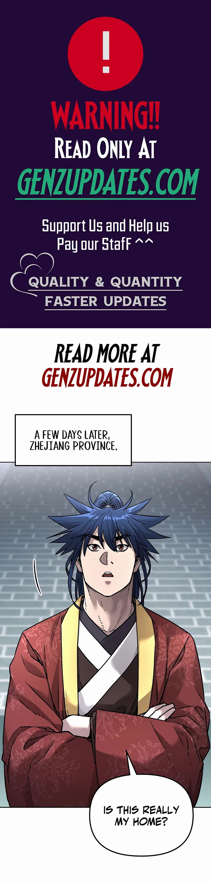 Reincarnation of the Murim Clan's Former Ranker Chapter 134 page 1 - Chapter 134