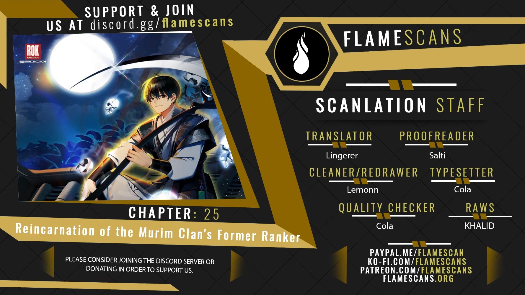 Reincarnation of the Murim Clan's Former Ranker Chapter 25 page 1 - Chapter 25