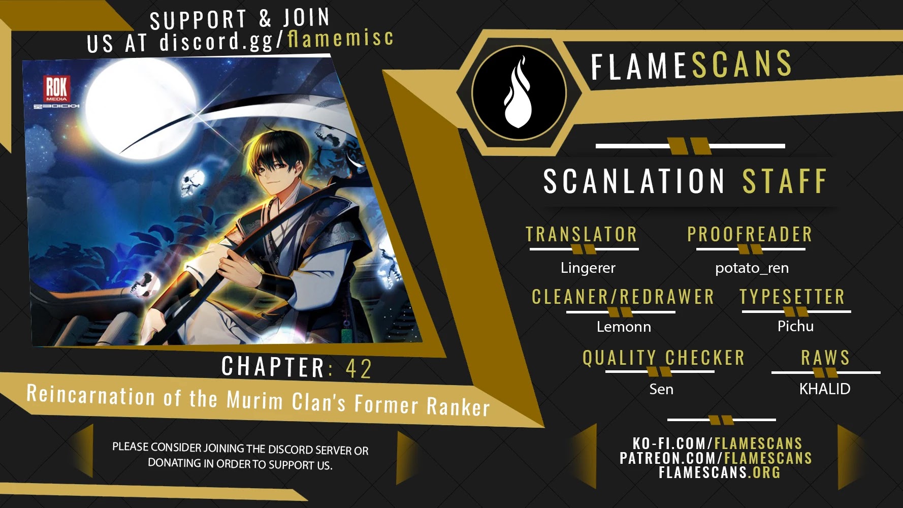 Reincarnation of the Murim Clan's Former Ranker Chapter 42 page 1 - Chapter 42