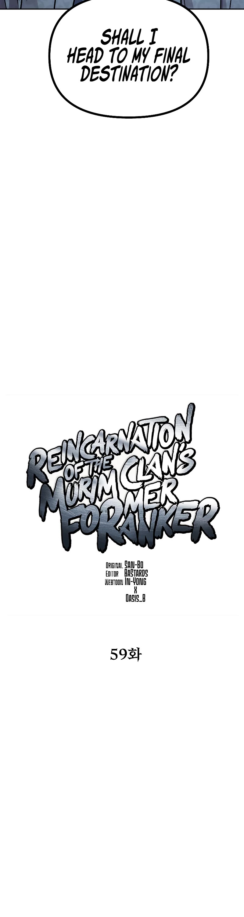 Reincarnation of the Murim Clan's Former Ranker Chapter 59 page 39 - Chapter 59