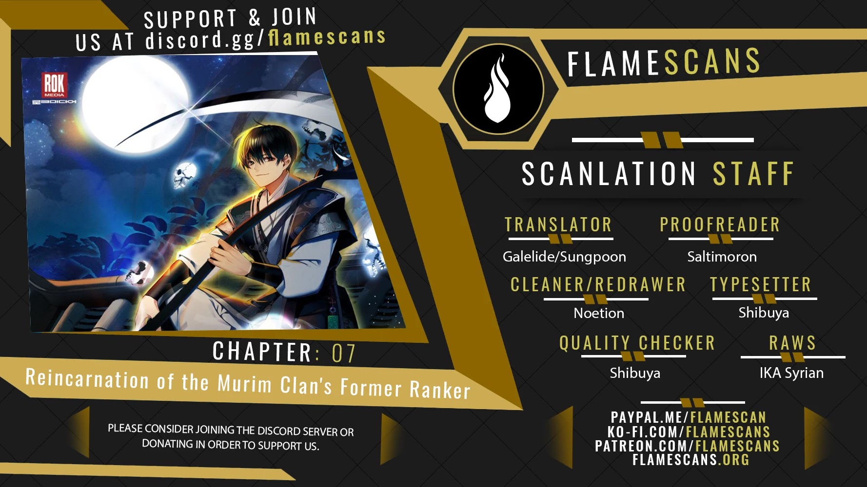 Reincarnation of the Murim Clan's Former Ranker Chapter 7 page 1 - Chapter 7