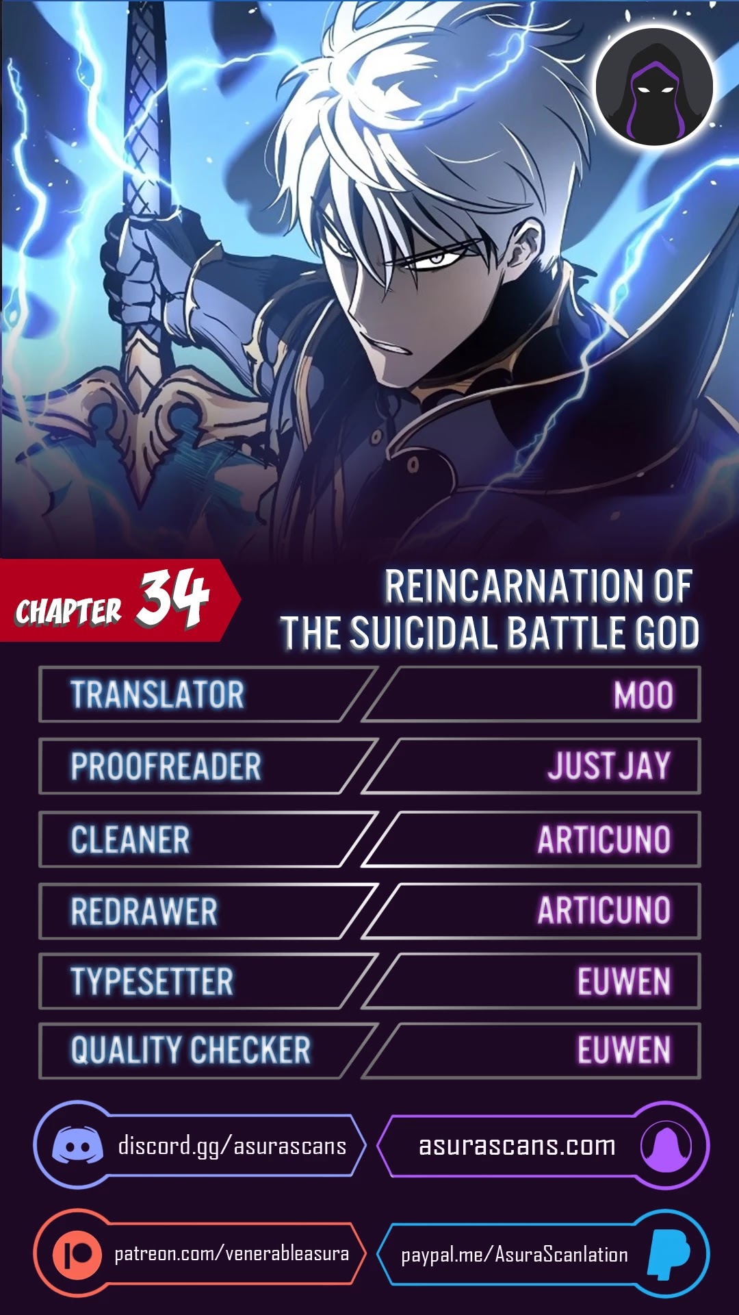 Reincarnation of the Suicidal Battle God Chapter 34 page 1 - Chapter 34