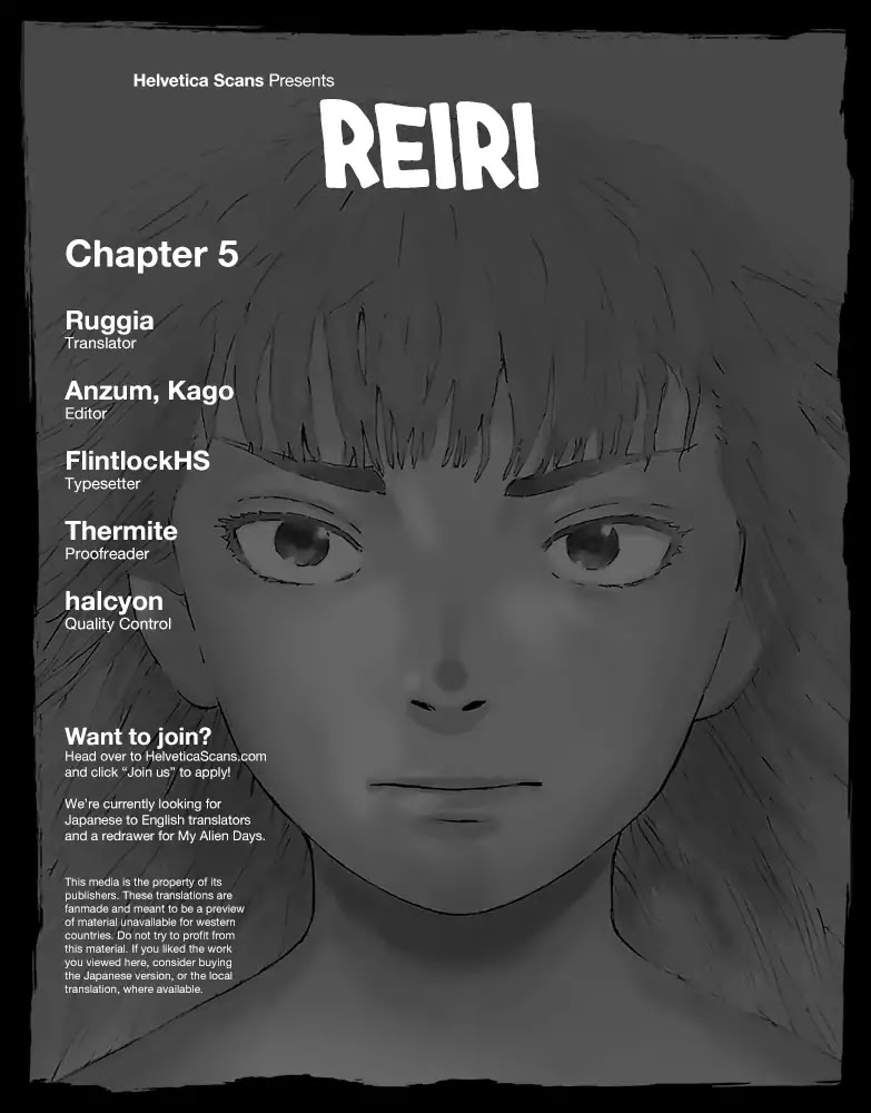 Reiri Chapter 5 page 1 - Chapter 5: One-Handed