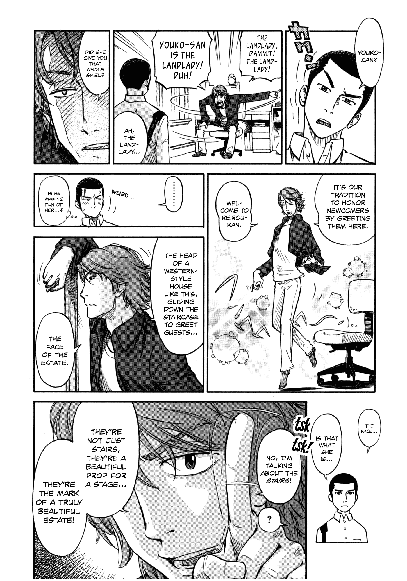 Reiroukan Kenzai Nariya Chapter 1 page 13 - Chapter 1: A Fresh Start