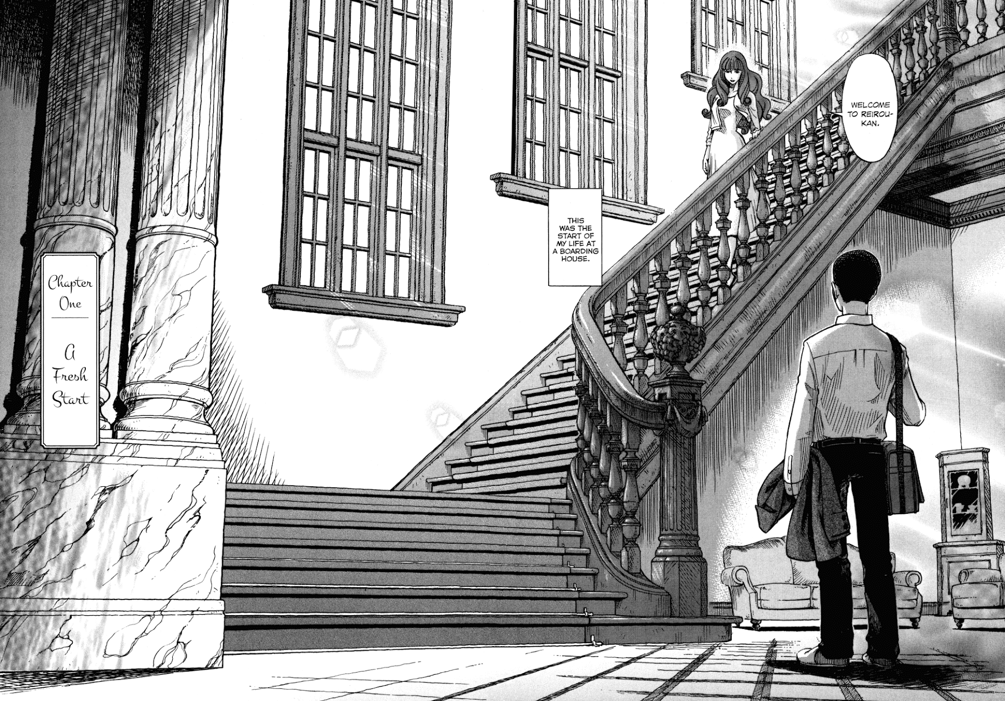 Reiroukan Kenzai Nariya Chapter 1 page 6 - Chapter 1: A Fresh Start