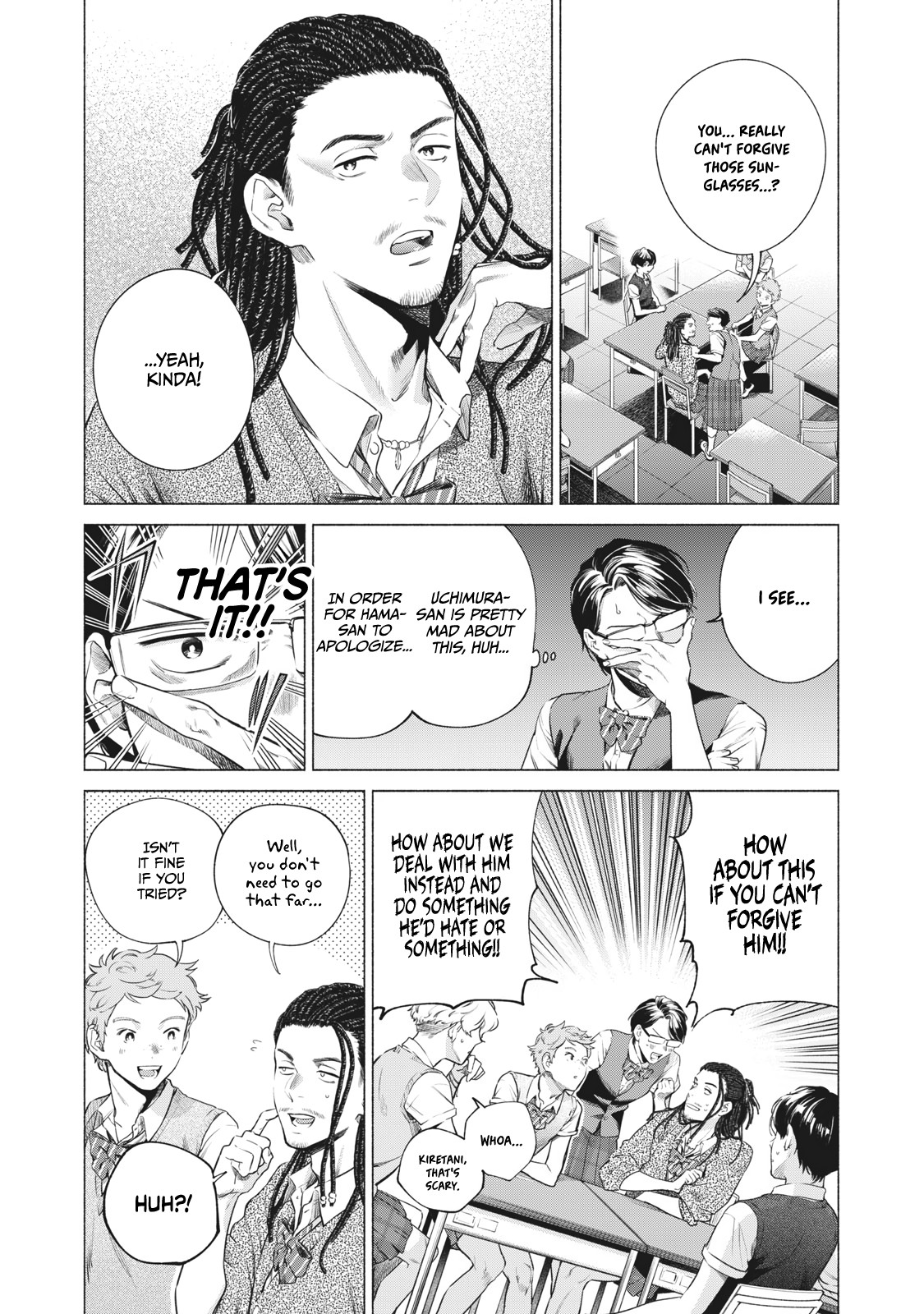 Reiwa Hanamaru Gakuen Chapter 7 page 7 - Chapter 7: #HavingABeard #IsUseless? #Uchimura-san