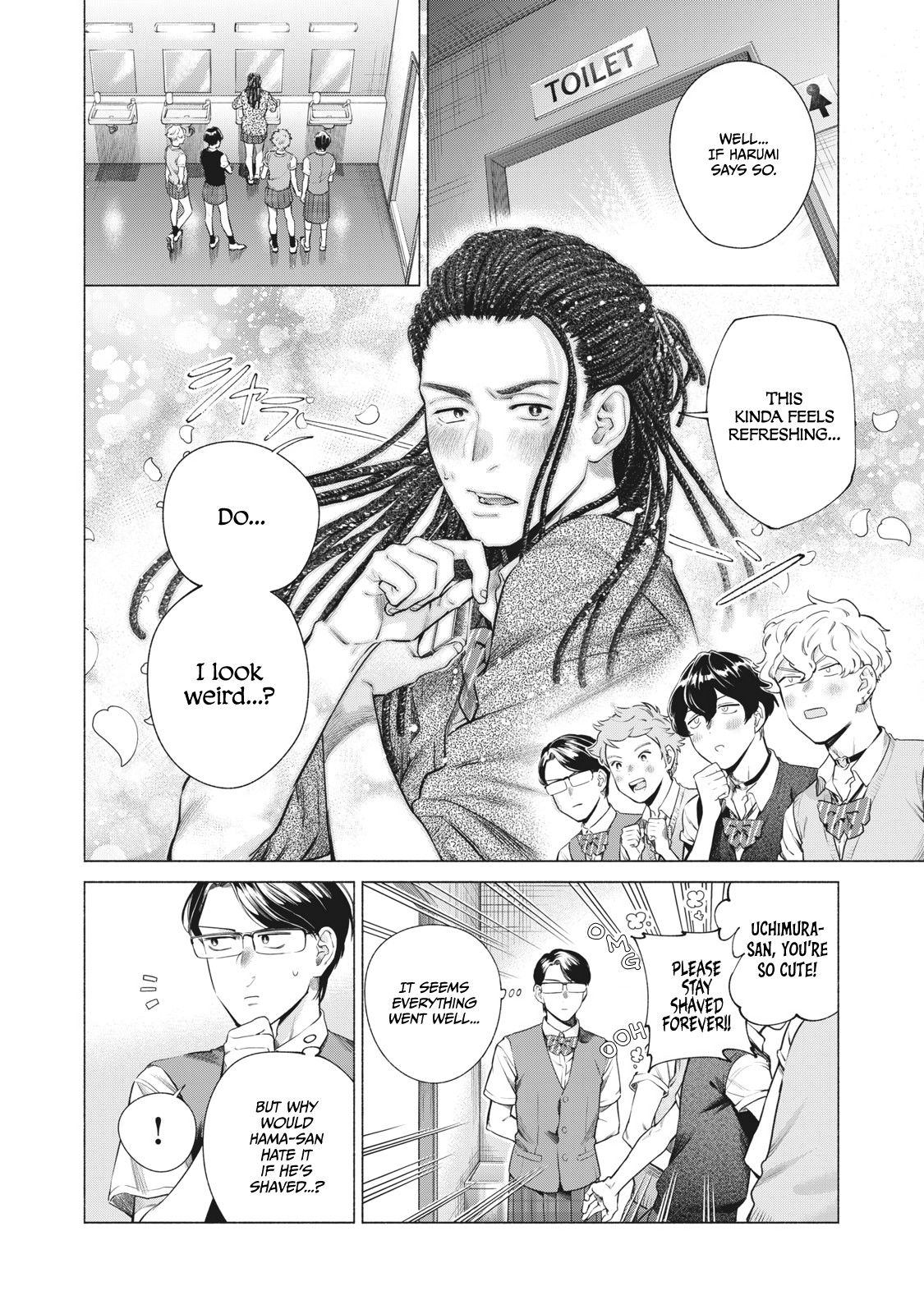 Reiwa Hanamaru Gakuen Chapter 7 page 8 - Chapter 7: #HavingABeard #IsUseless? #Uchimura-san