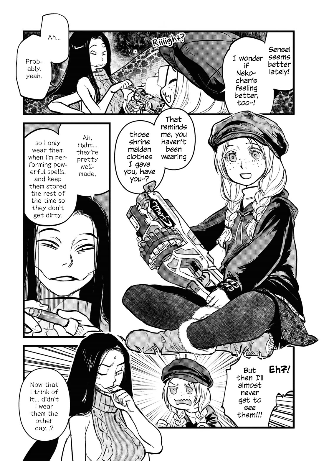 Reiwa no Dara-san Chapter 25.5 page 11 - Chapter 25.5: Bakeneko; Dara-san's Valentine