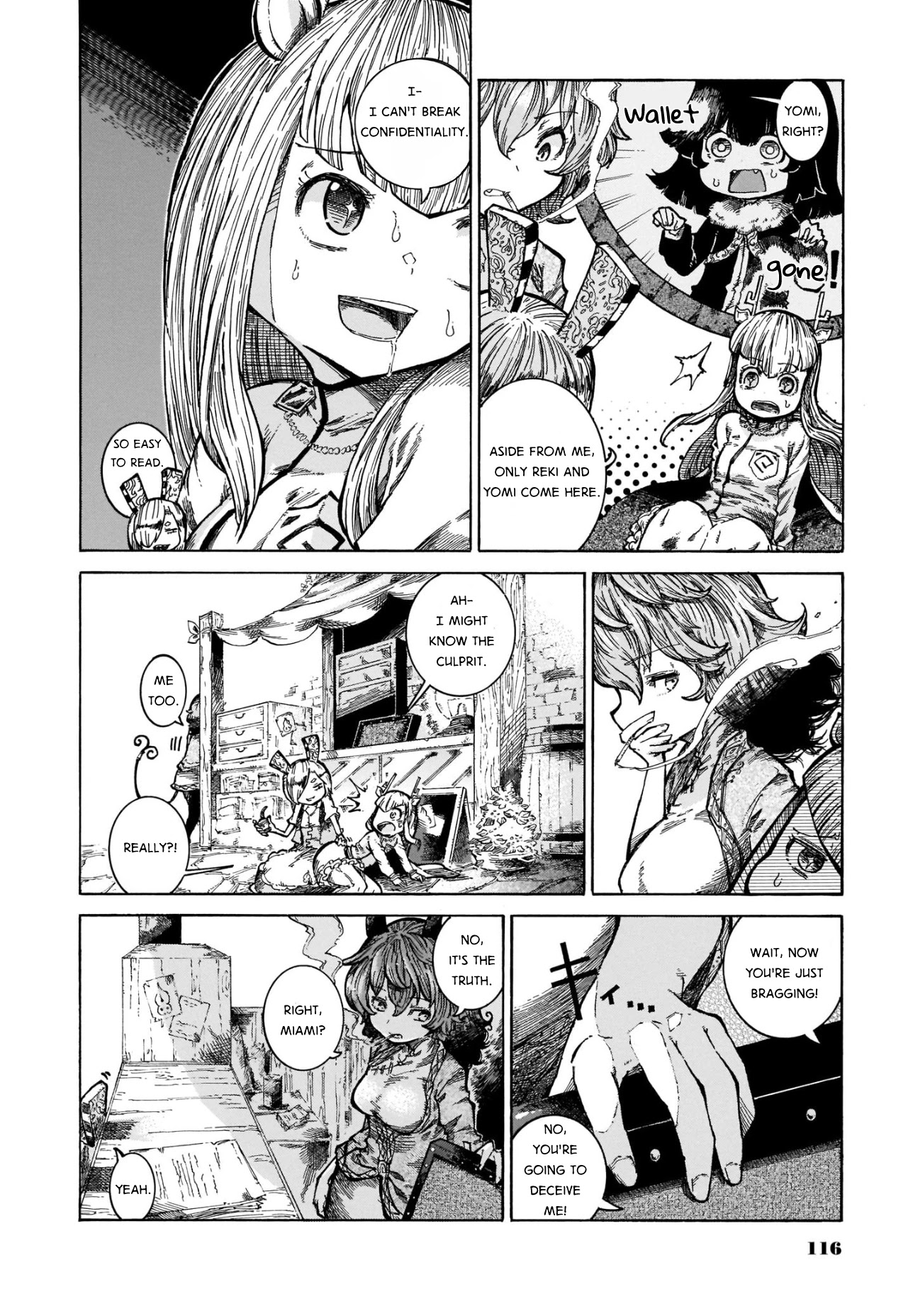 Reki Yomi Chapter 13 page 6 - Chapter 13: The one who drools is the culprit
