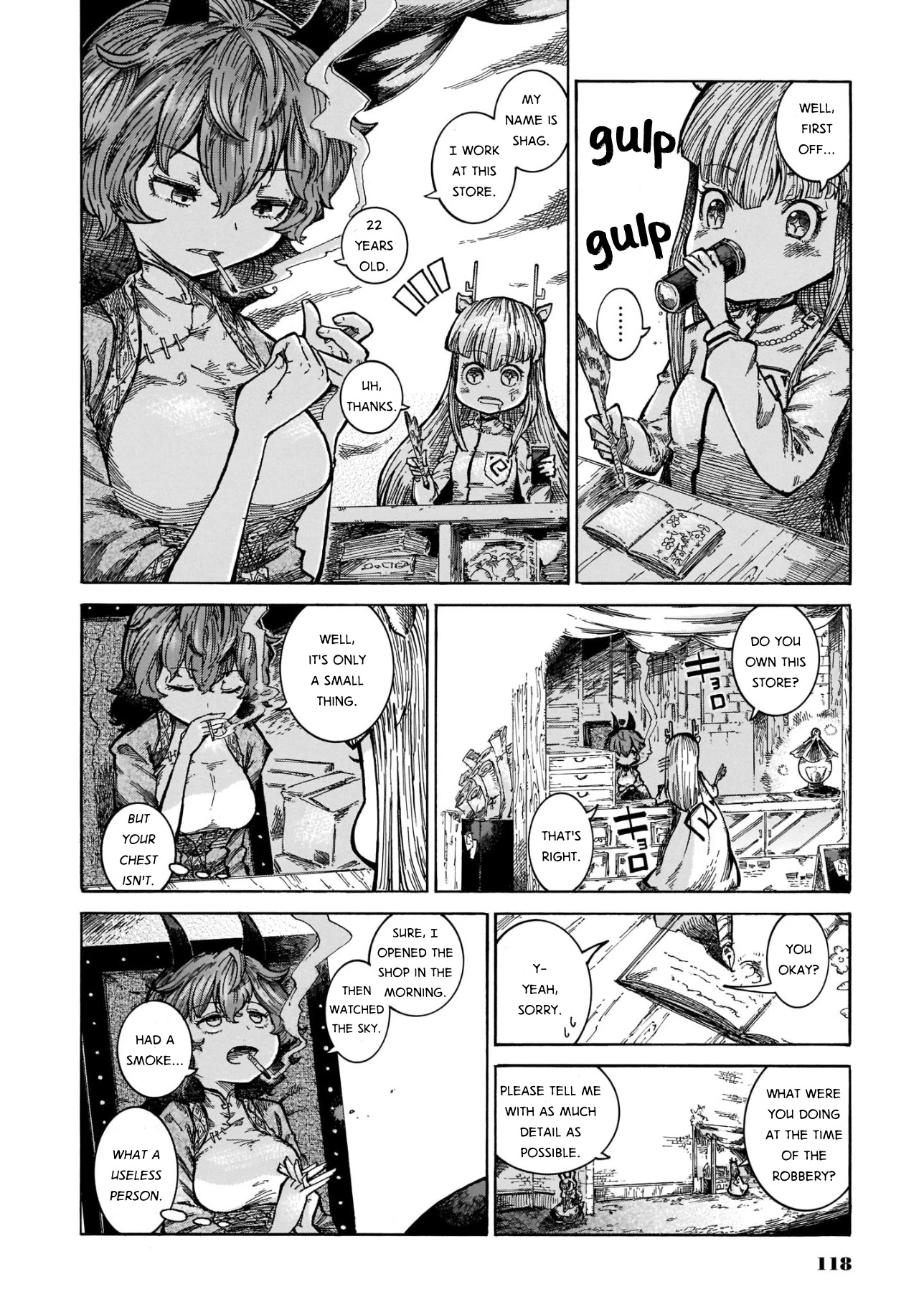 Reki Yomi Chapter 13 page 8 - Chapter 13: The one who drools is the culprit