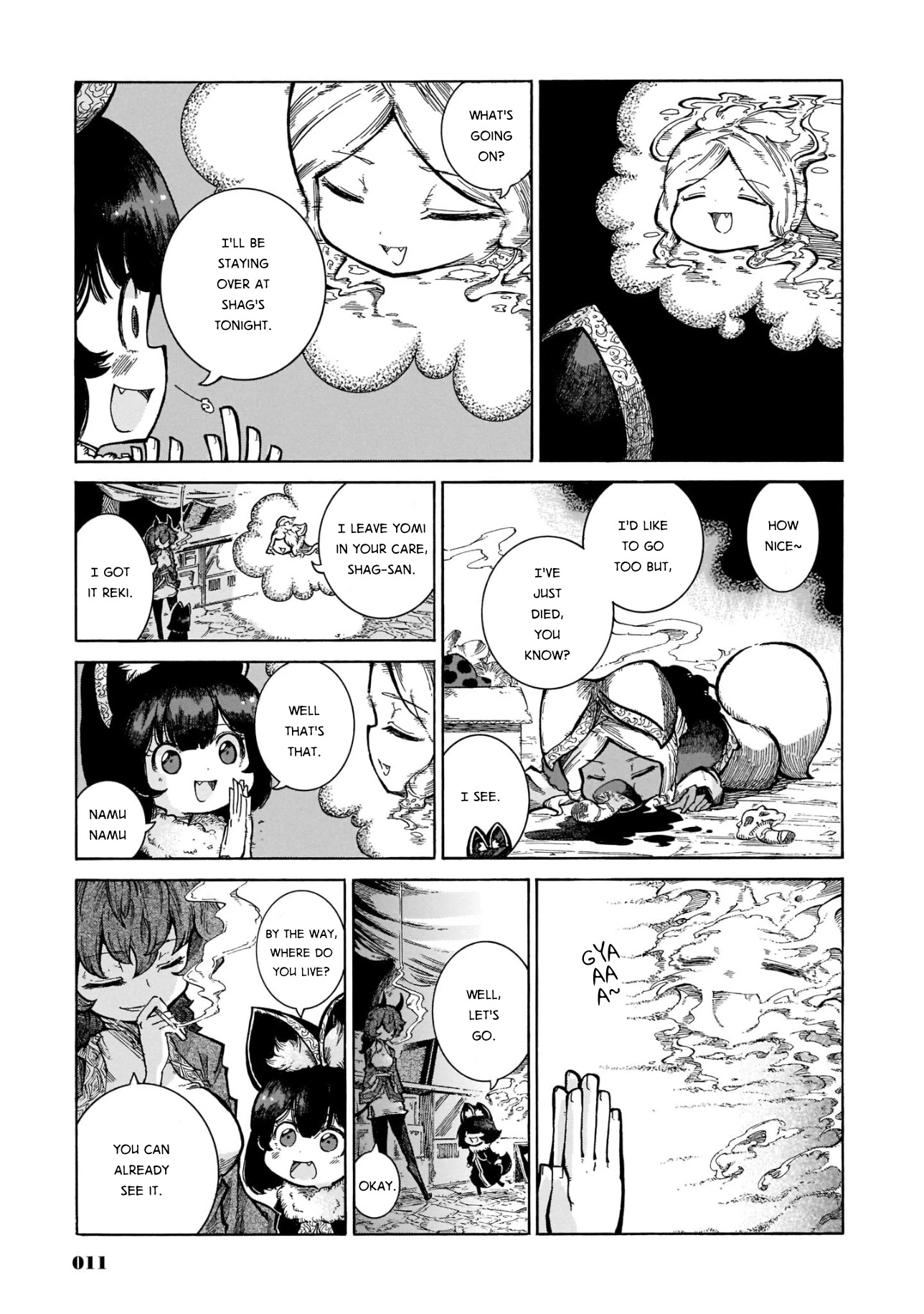 Reki Yomi Chapter 16 page 7 - Chapter 16: Sleepover