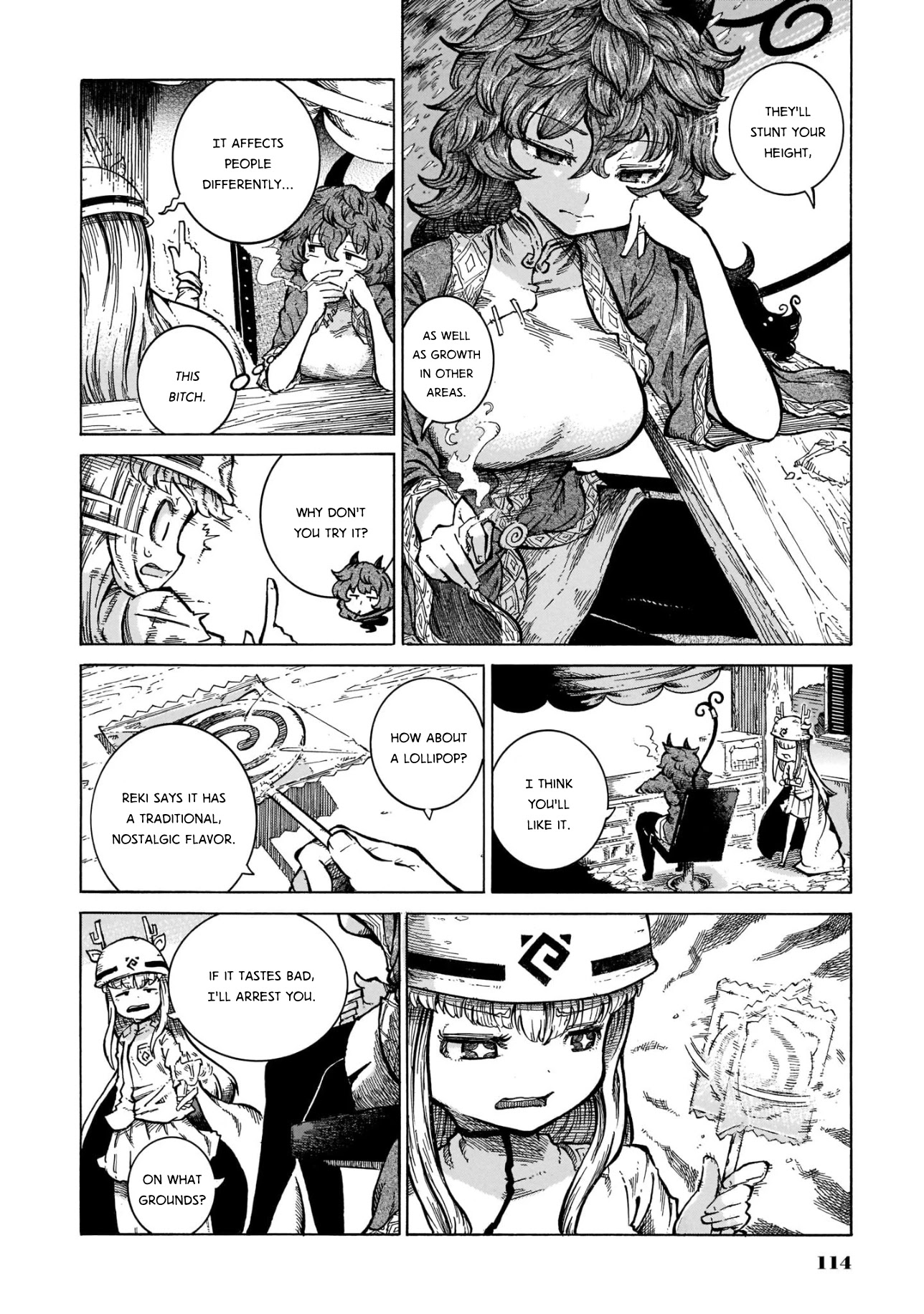 Reki Yomi Chapter 20 page 8 - Chapter 20: Poliko dozer