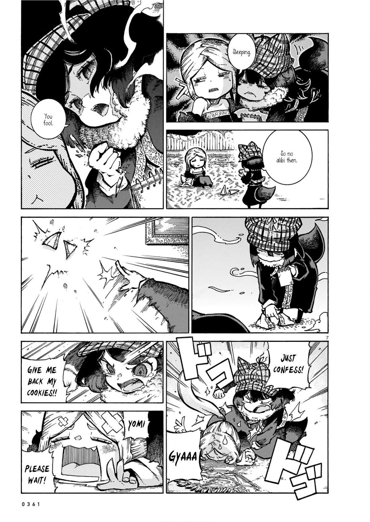 Reki Yomi Chapter 26.5 page 7 - Chapter 26.5: The mystery of the disappearing snacks & Poliko's class