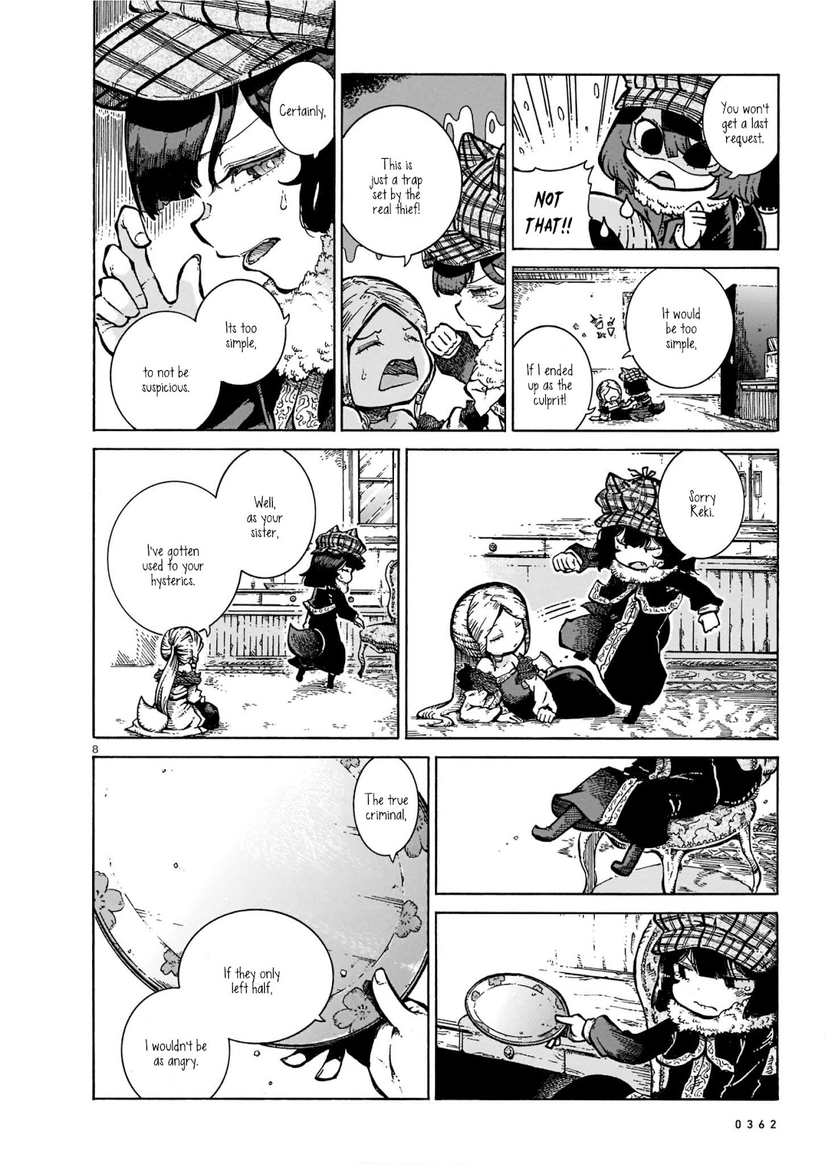 Reki Yomi Chapter 26.5 page 8 - Chapter 26.5: The mystery of the disappearing snacks & Poliko's class