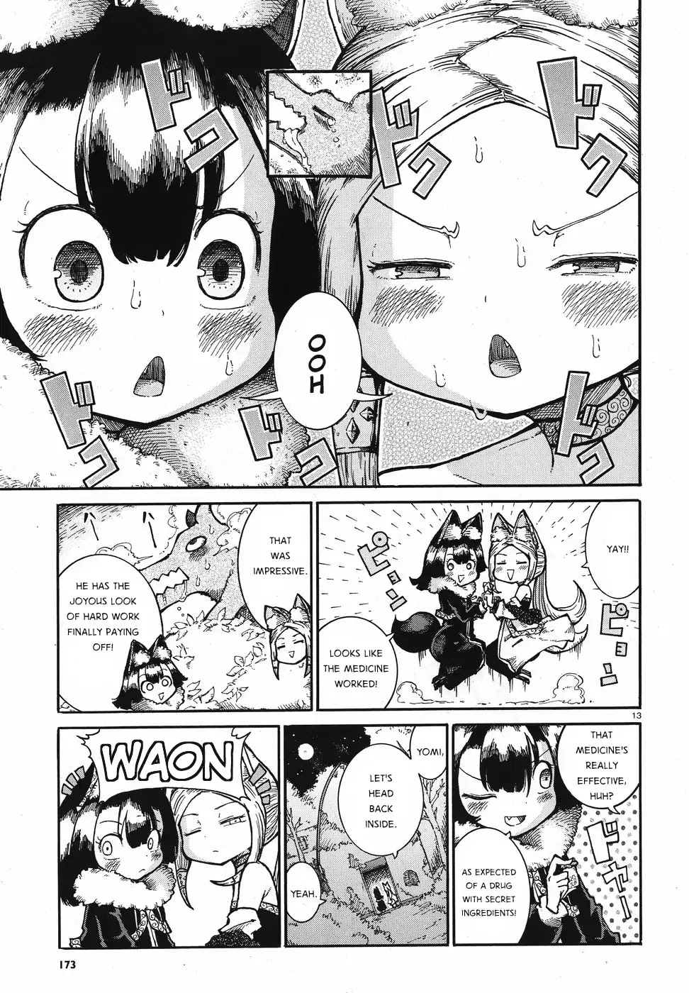 Reki Yomi Chapter 3 page 13 - Chapter 3: It's a quiet voice at least