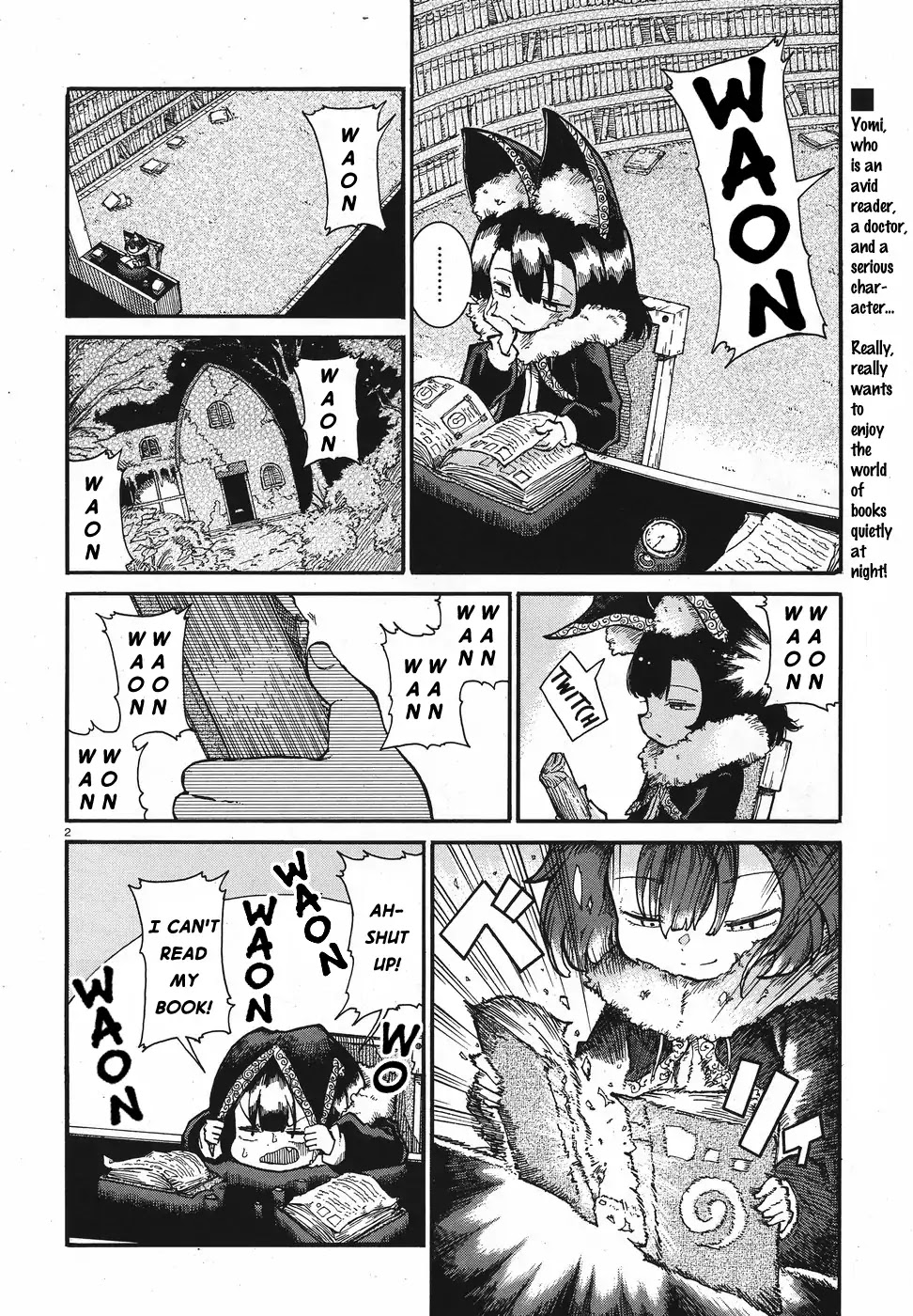 Reki Yomi Chapter 3 page 2 - Chapter 3: It's a quiet voice at least