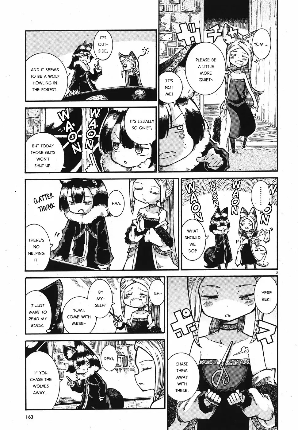 Reki Yomi Chapter 3 page 3 - Chapter 3: It's a quiet voice at least