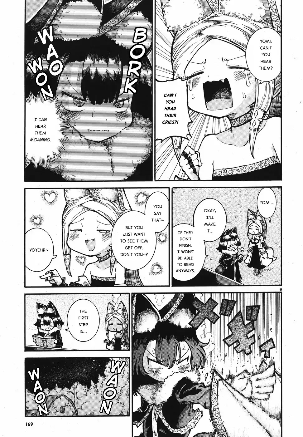 Reki Yomi Chapter 3 page 9 - Chapter 3: It's a quiet voice at least