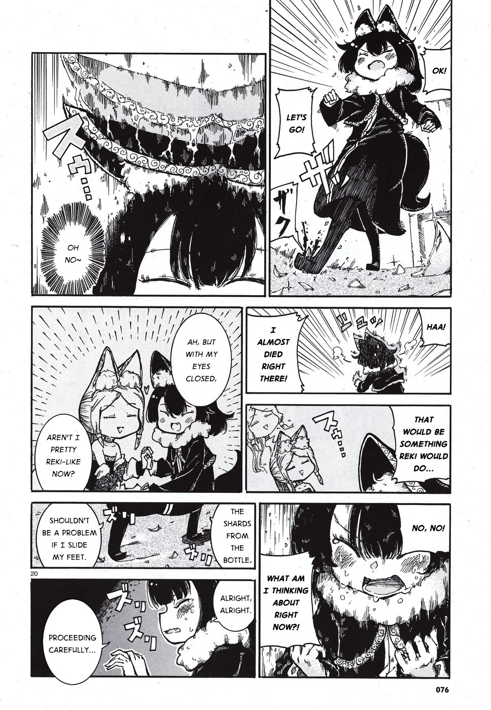 Reki Yomi Chapter 6 page 20 - Chapter 6: Shag-neesan and smoking
