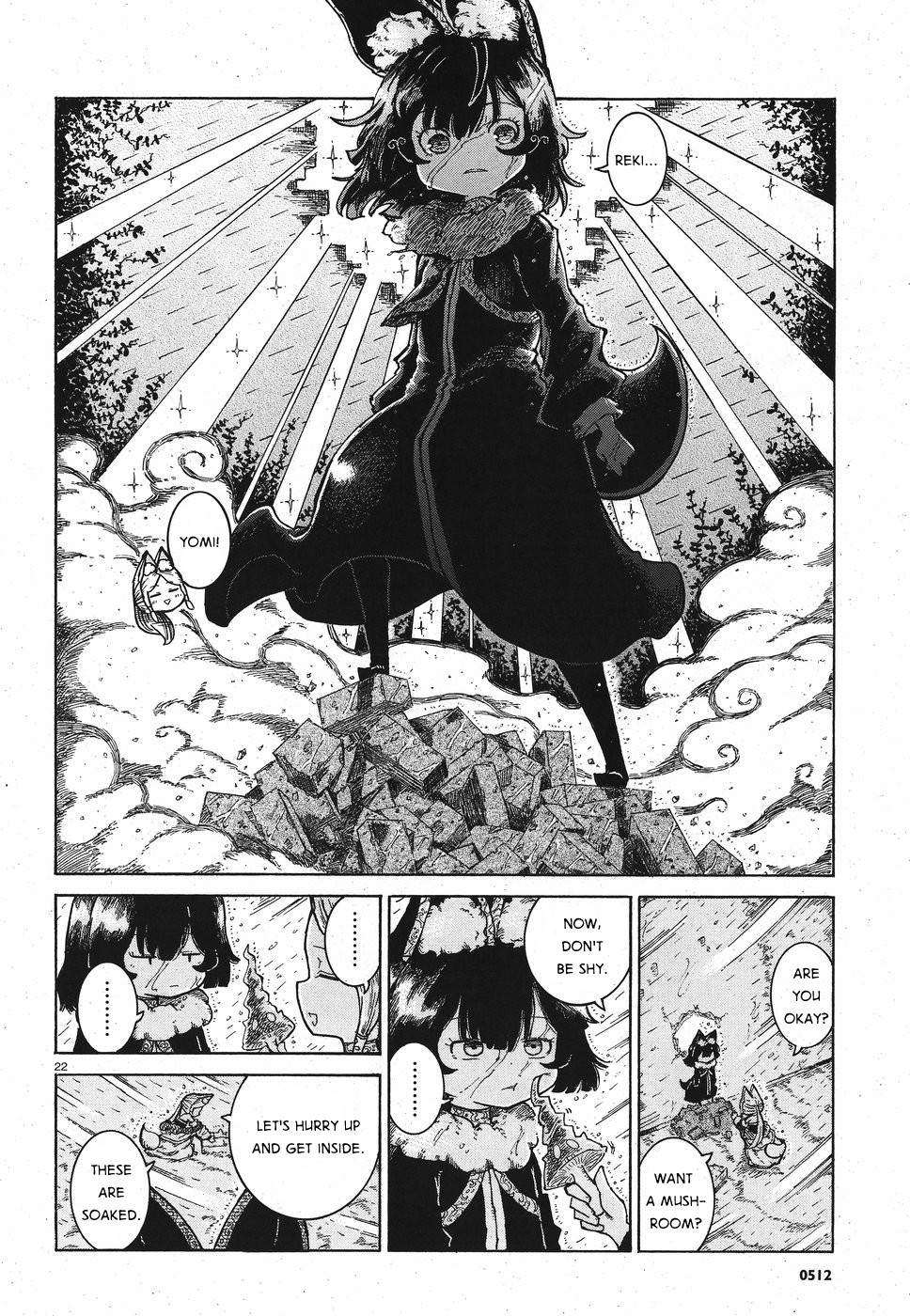 Reki Yomi Chapter 8 page 22 - Chapter 8: Tunnel leading home