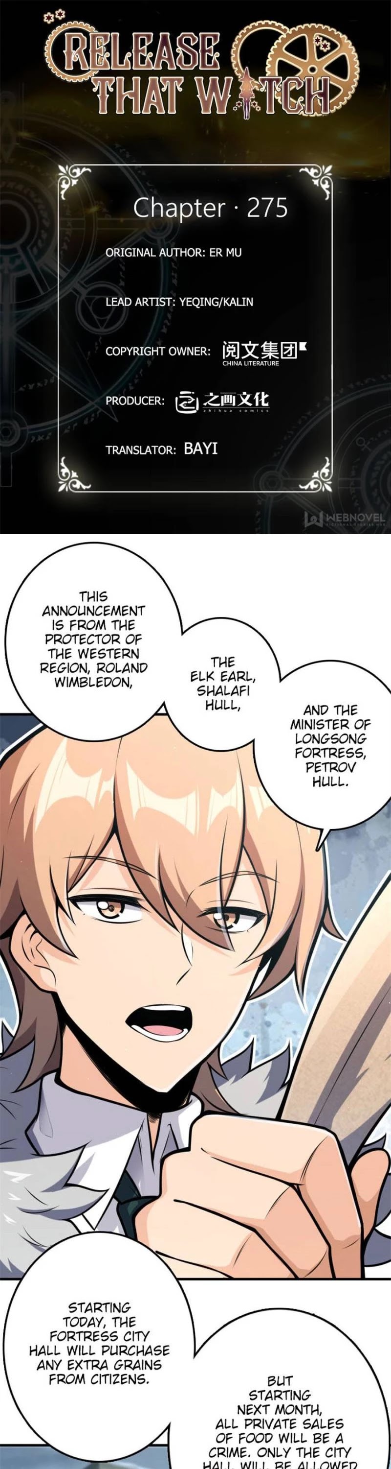 Release That Witch Chapter 275 page 1 - Chapter 275
