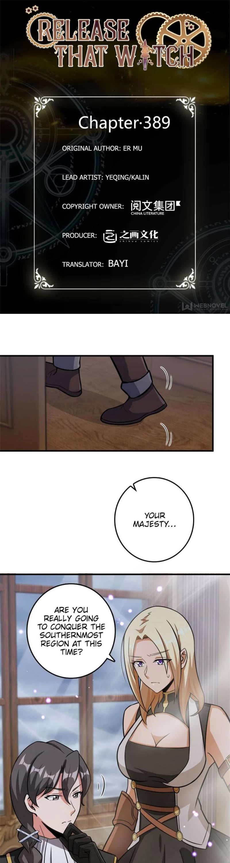 Release That Witch Chapter 389 page 1 - Chapter 389