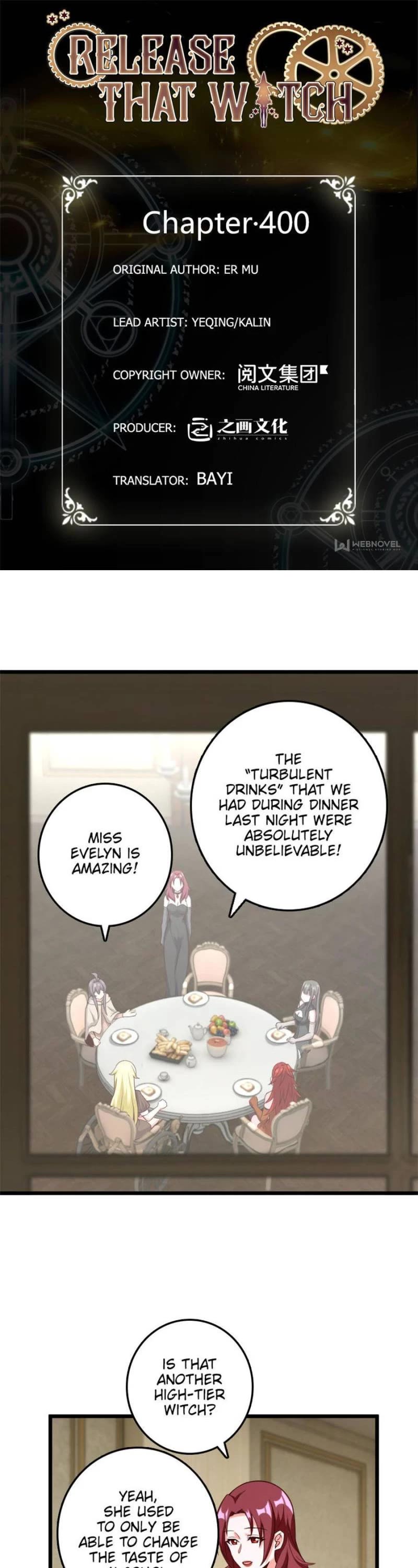 Release That Witch Chapter 400 page 1 - Chapter 400
